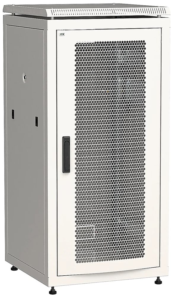LN35-24U68-P - ITK LINEA N Шкаф сетевой 19" 24U 600х800мм перфорированная передняя дверь серый