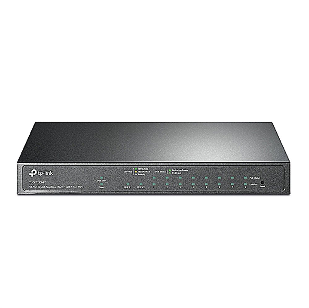 TL-SG1210MPE - Коммутатор управляемый TP-LINK 10-портовый с 8 портами PoE+.