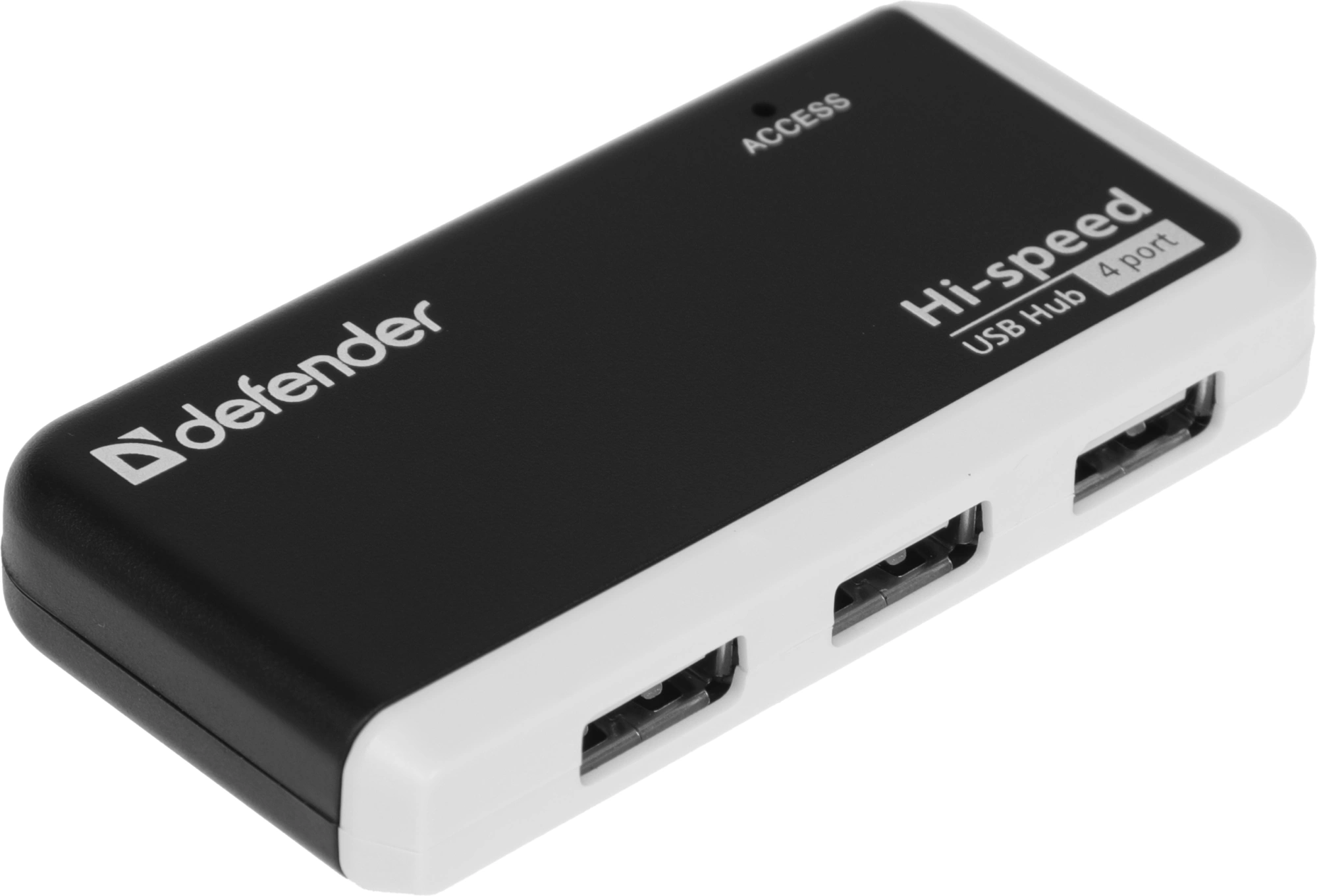 Разветвитель USB 2.0 Defender Quadro Infix 4порт. черный (83504)