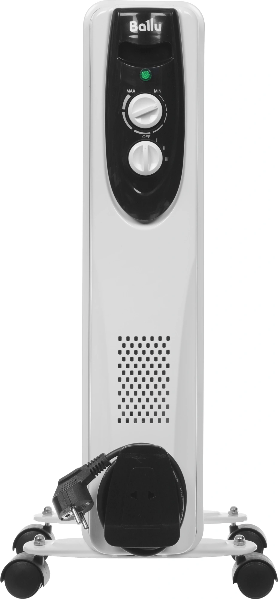 Радиатор масляный Ballu Classic BOH/CL-07WRN 1500Вт белый/черный