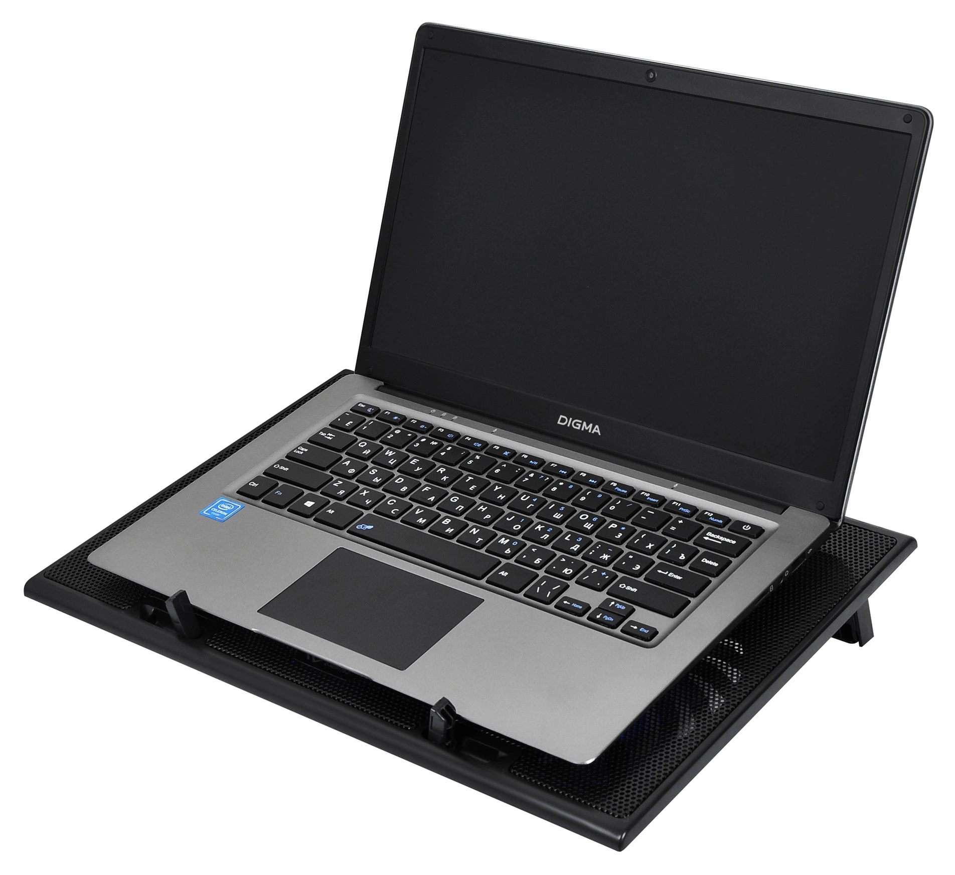 Подставка для ноутбука Digma D-NCP170-2 17"390x270x27мм 20дБ 2xUSB 2x 150ммFAN 600г черный