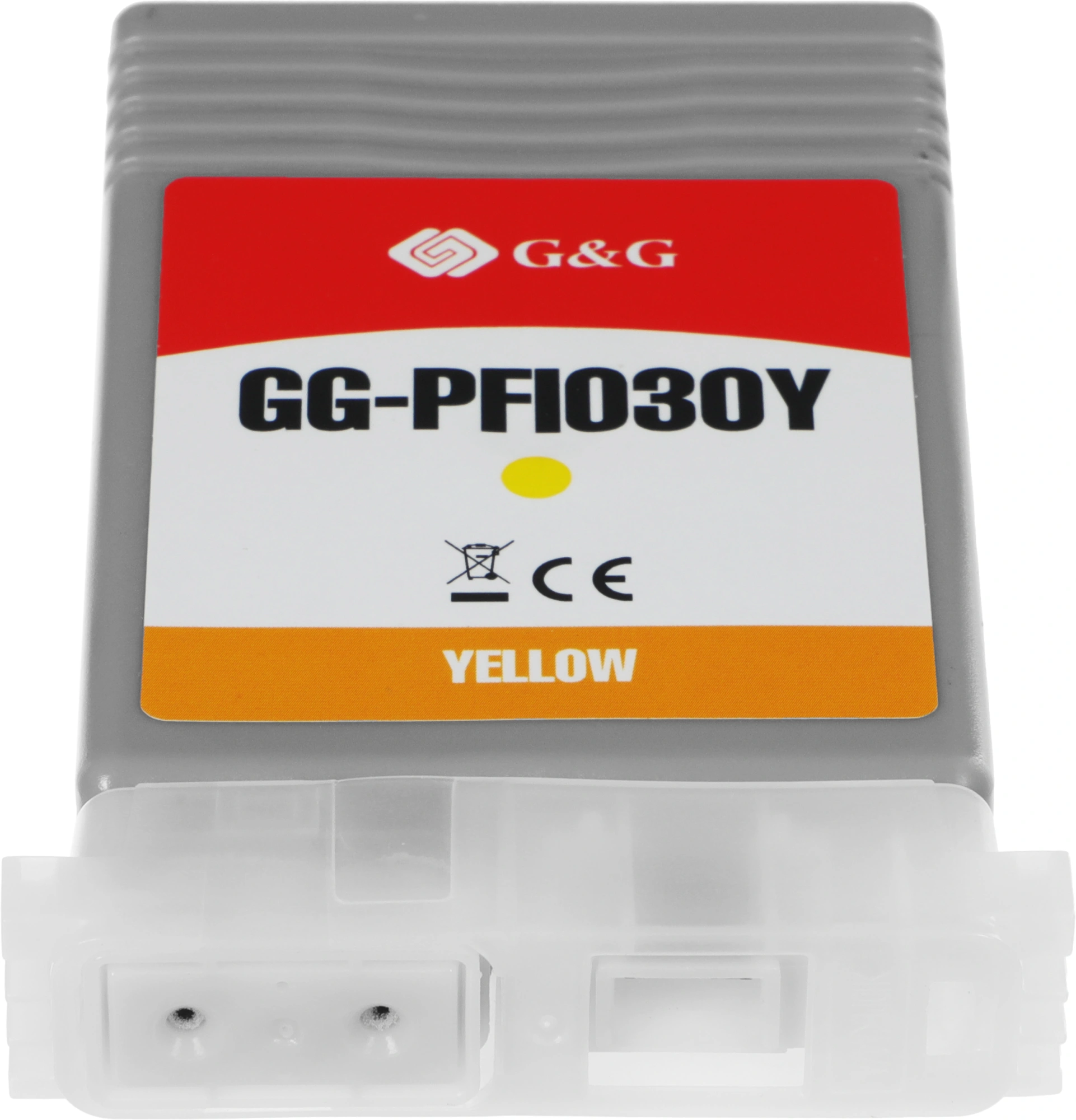 Картридж струйный G&G GG-PFI030Y PFI-030Y желтый (55мл) для Canon imagePROGRAF TA-20/30