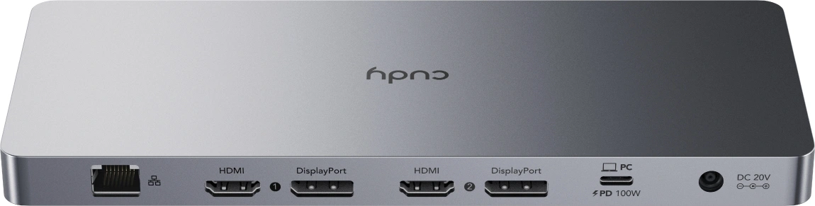 Разветвитель USB-C Cudy CS700 6порт. серебристый