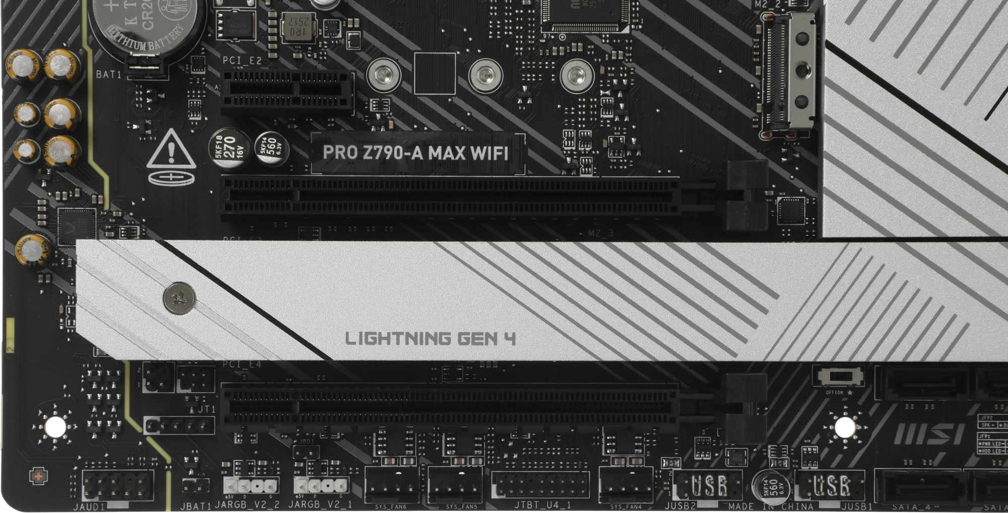 Материнская плата MSI PRO Z790-A MAX WIFI Soc-1700 Intel Z790 4xDDR5 ATX AC`97 8ch(7.1) 2.5Gg RAID+HDMI+DP
