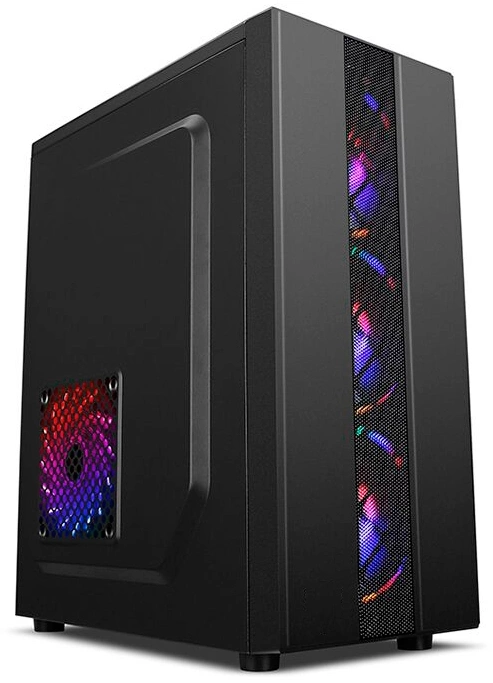 Корпус Accord ACC-CL290B черный без БП ATX 4x120mm 2xUSB2.0 1xUSB3.0 audio