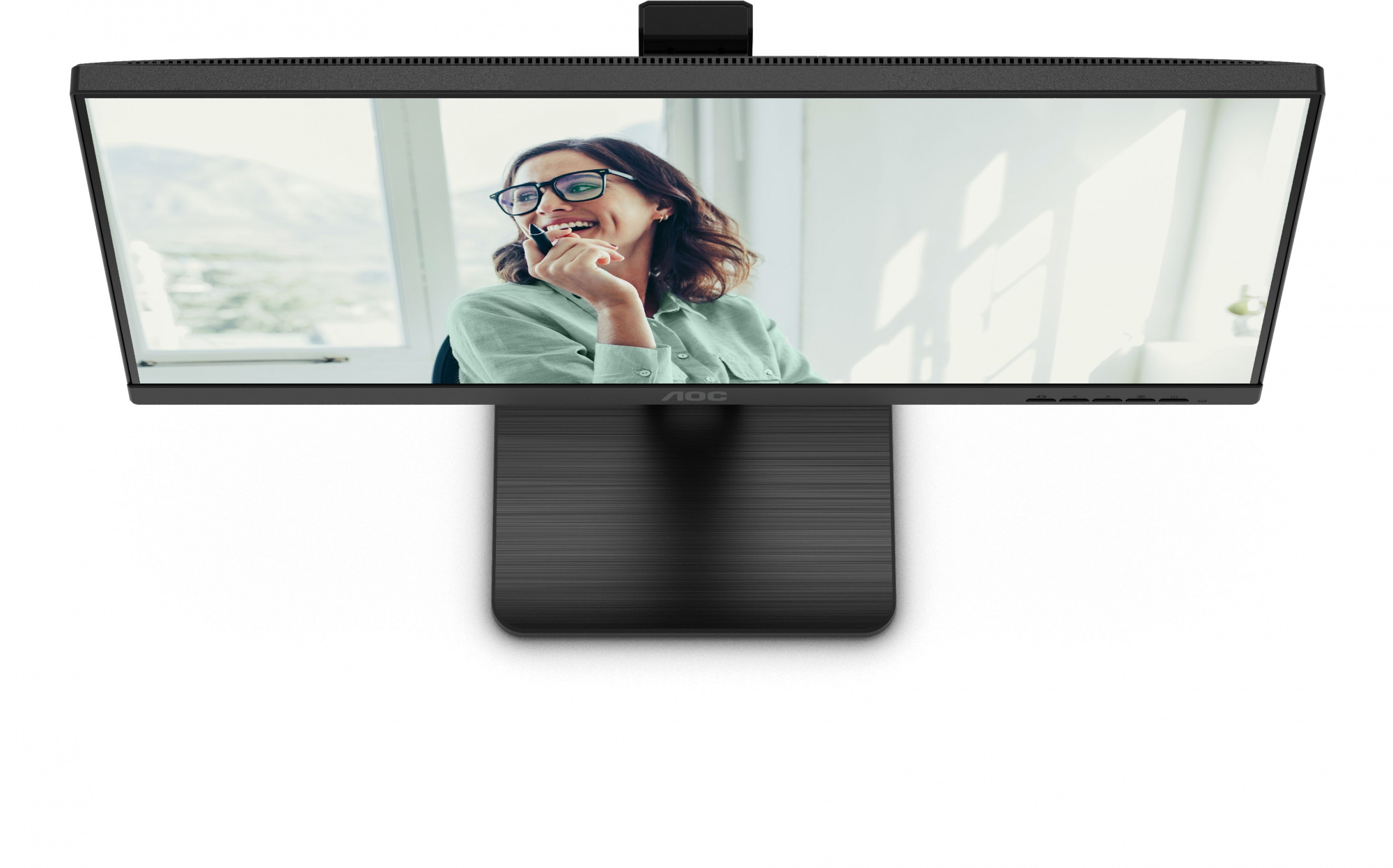 Монитор AOC 27" Pro Q27P3CV черный IPS LED 4ms 16:9 HDMI M/M матовая HAS Piv 1000:1 350cd 178гр/178гр 2560x1440 75Hz DP QHD USB 6.81кг