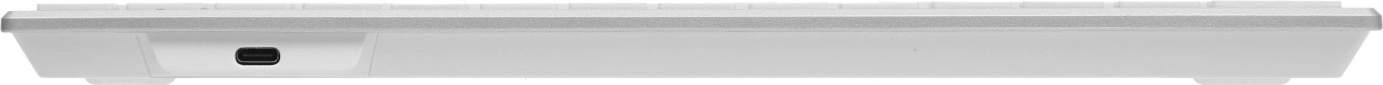Клавиатура A4Tech FX61 белый USB slim LED (FX61 WHITE) кабель 1.5м
