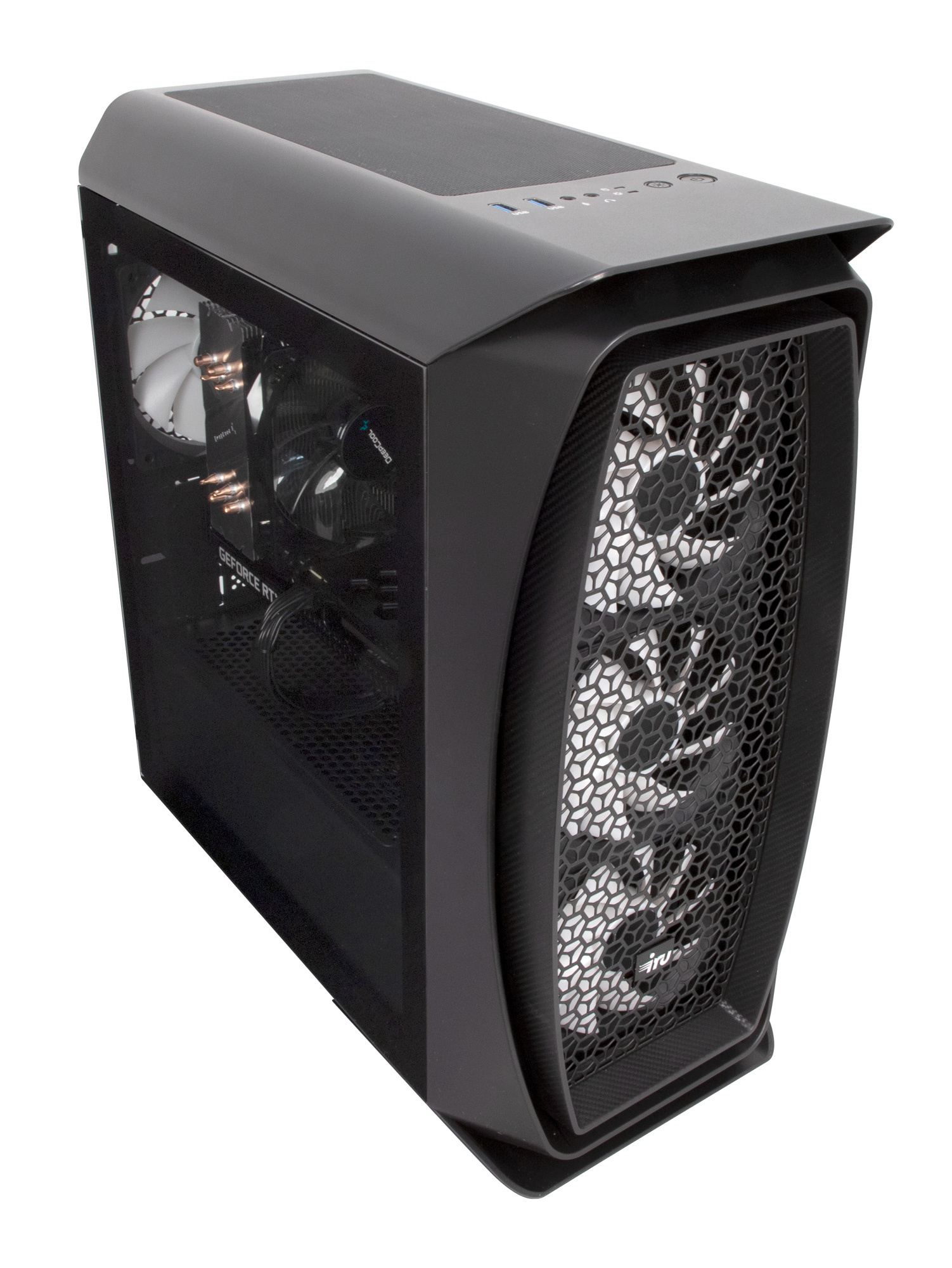 ПК IRU Game 520B5GMA MT Ryzen 5 5600X (3.7) 16Gb SSD512Gb RTX3050 8Gb FreeDOS GbitEth 650W черный (RUS) (1926551)