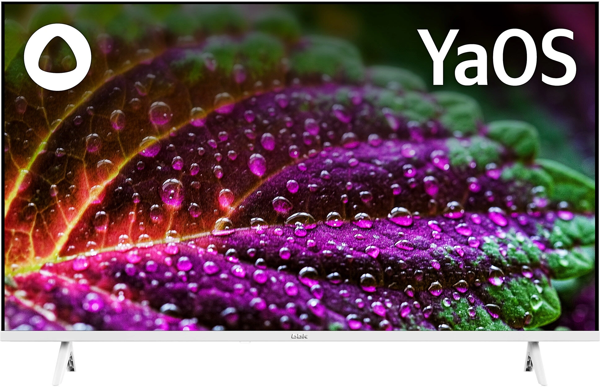 Телевизор LED BBK 40" 40LEX-7244/FTS2C (W) YaOS Frameless белый FULL HD 60Hz DVB-T2 DVB-C DVB-S2 USB WiFi Smart TV (RUS)