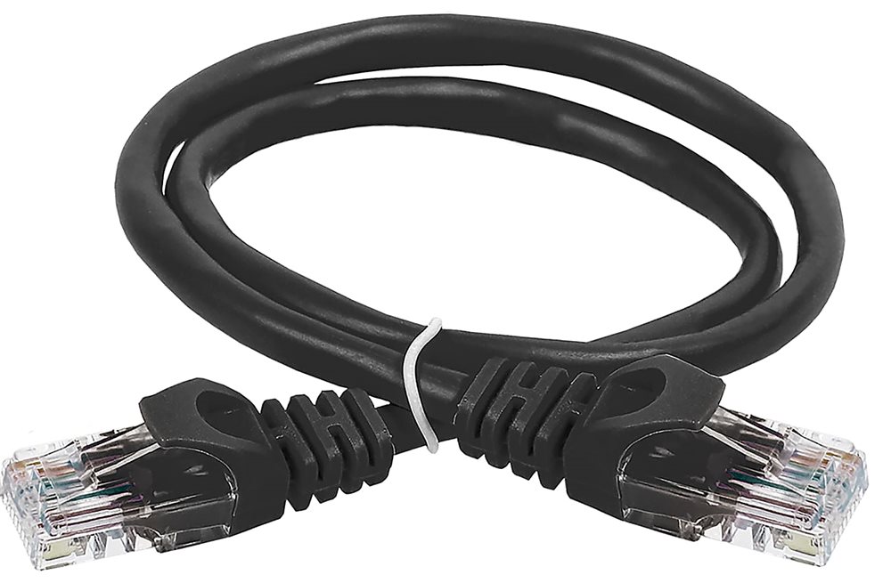 PC09-C5EUL-5M - ITK Коммутационный шнур кат. 5Е UTP LSZH 5м черный