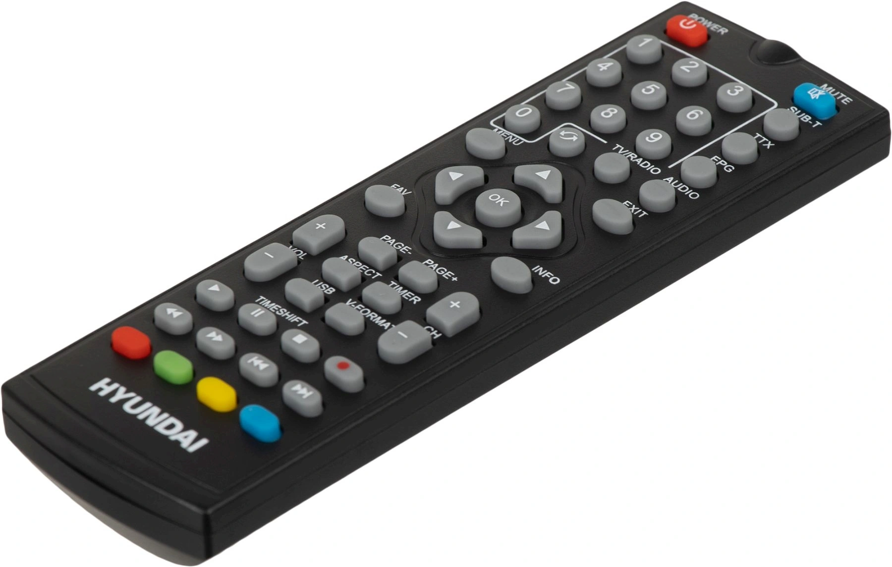 Ресивер DVB-T2 Hyundai H-DVB500 черный