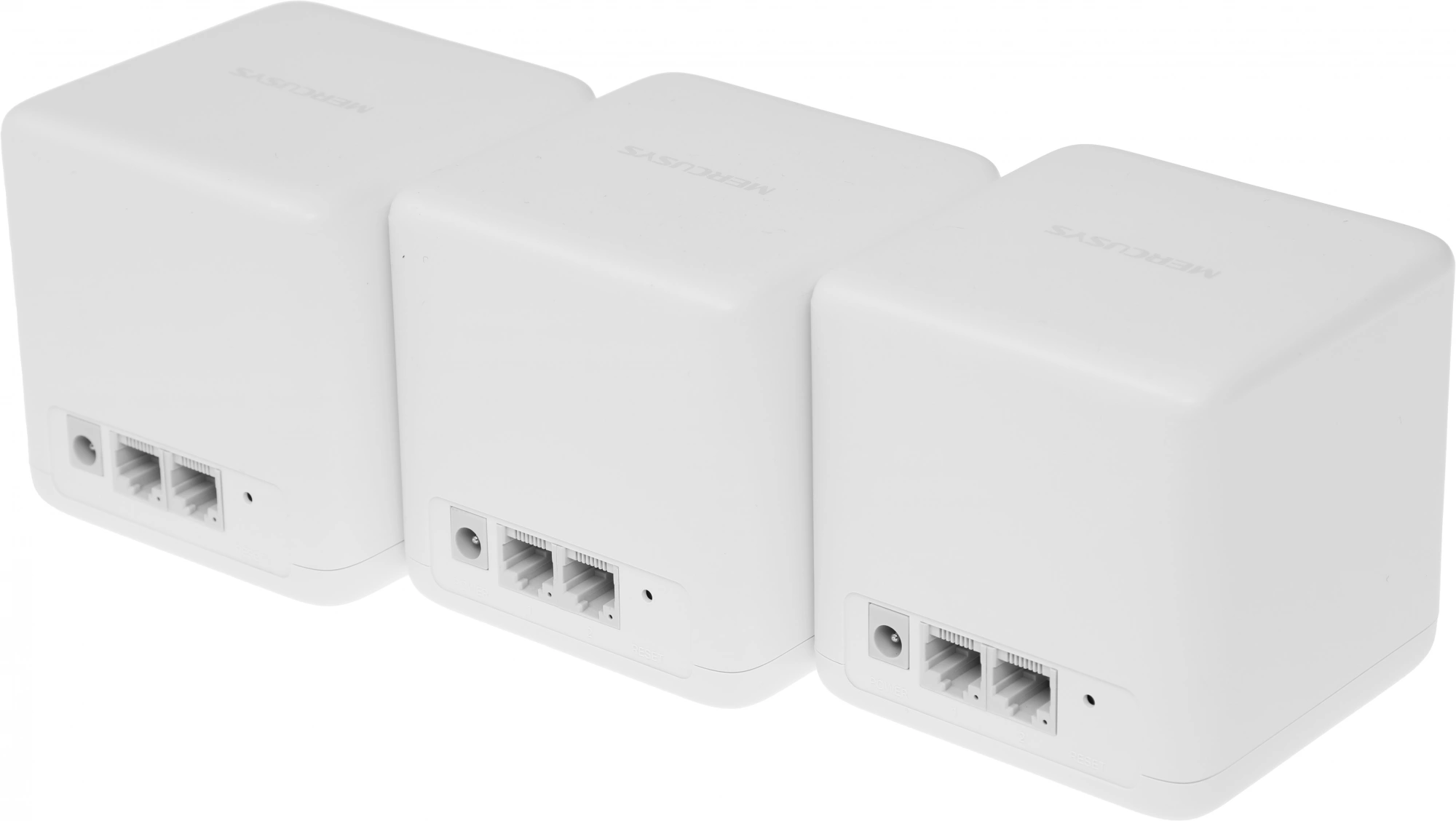 Бесшовный Mesh роутер Mercusys Halo H30G (HALO H30G(3-PACK)) AC1300 10/100/1000BASE-TX белый (упак.:3шт)