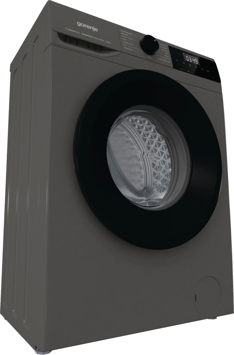 Стиральная машина Gorenje WNHPI84AS/AR класс: A загр.фронтальная макс.:8кг темно-серый инвертор