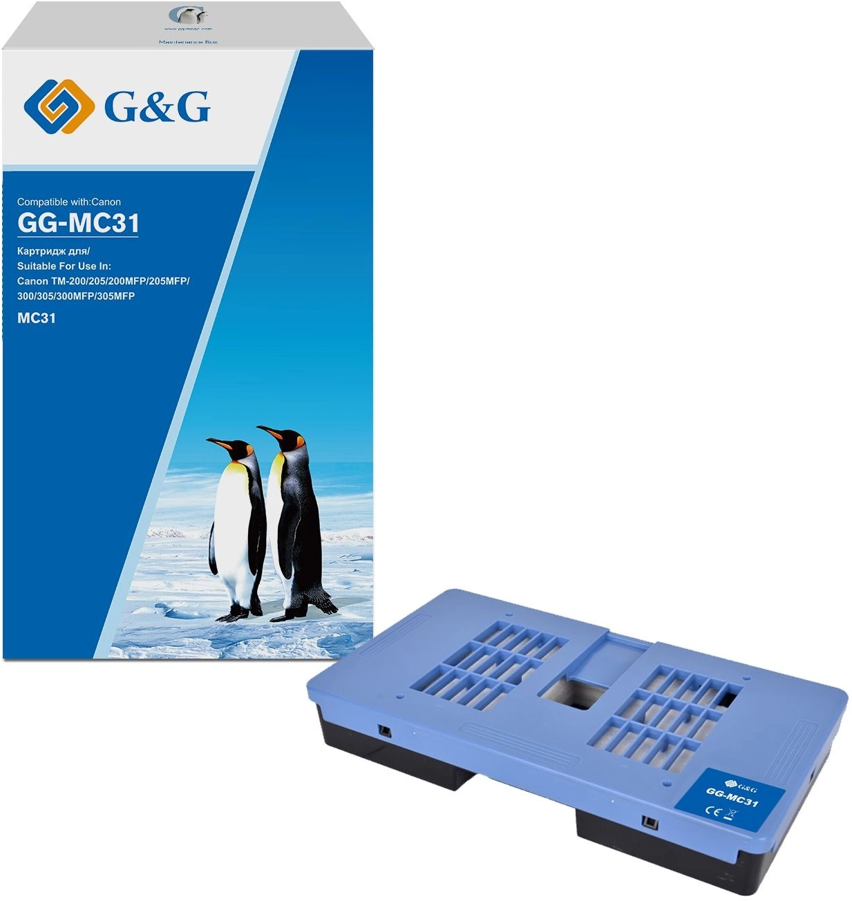 Бункер G&G GG-MC31 (MC31 емкость для отработанных чернил) для Canon TM-200/205/200MFP/205MFP/300/305/300MFP/305MFP