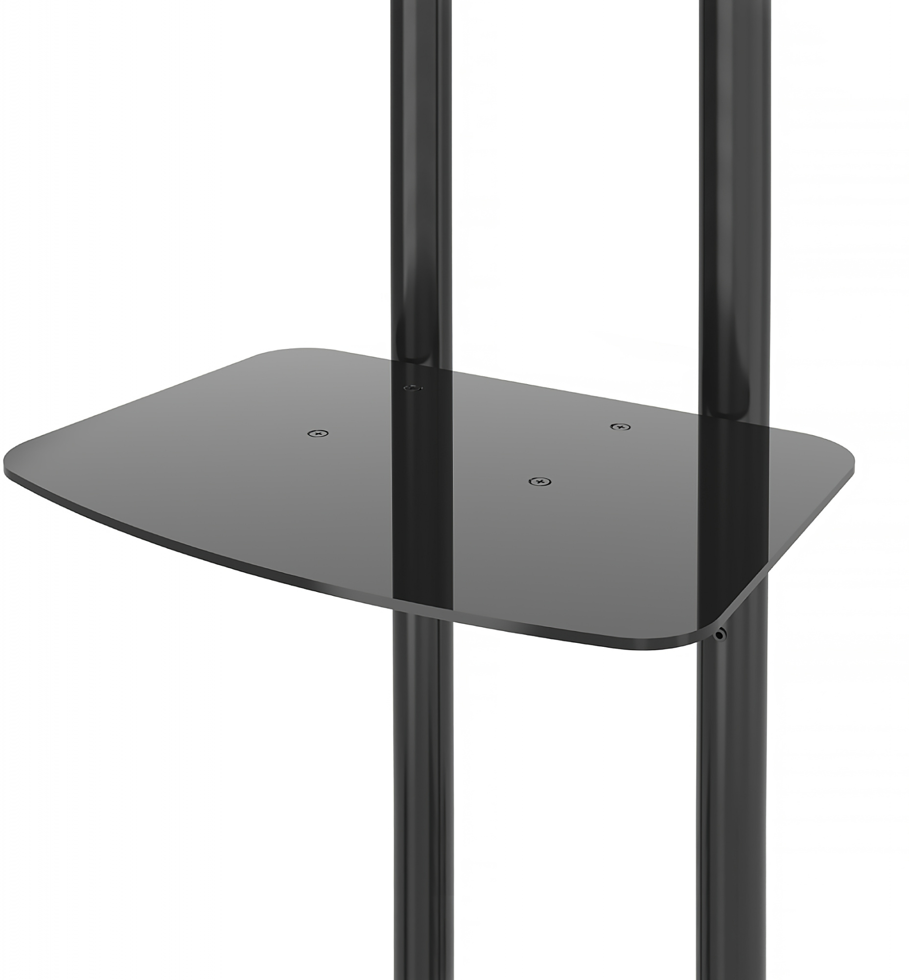 Стойка для телевизора Cactus CS-ST31 черный 37"-75" макс.81.6кг напольный мобильный