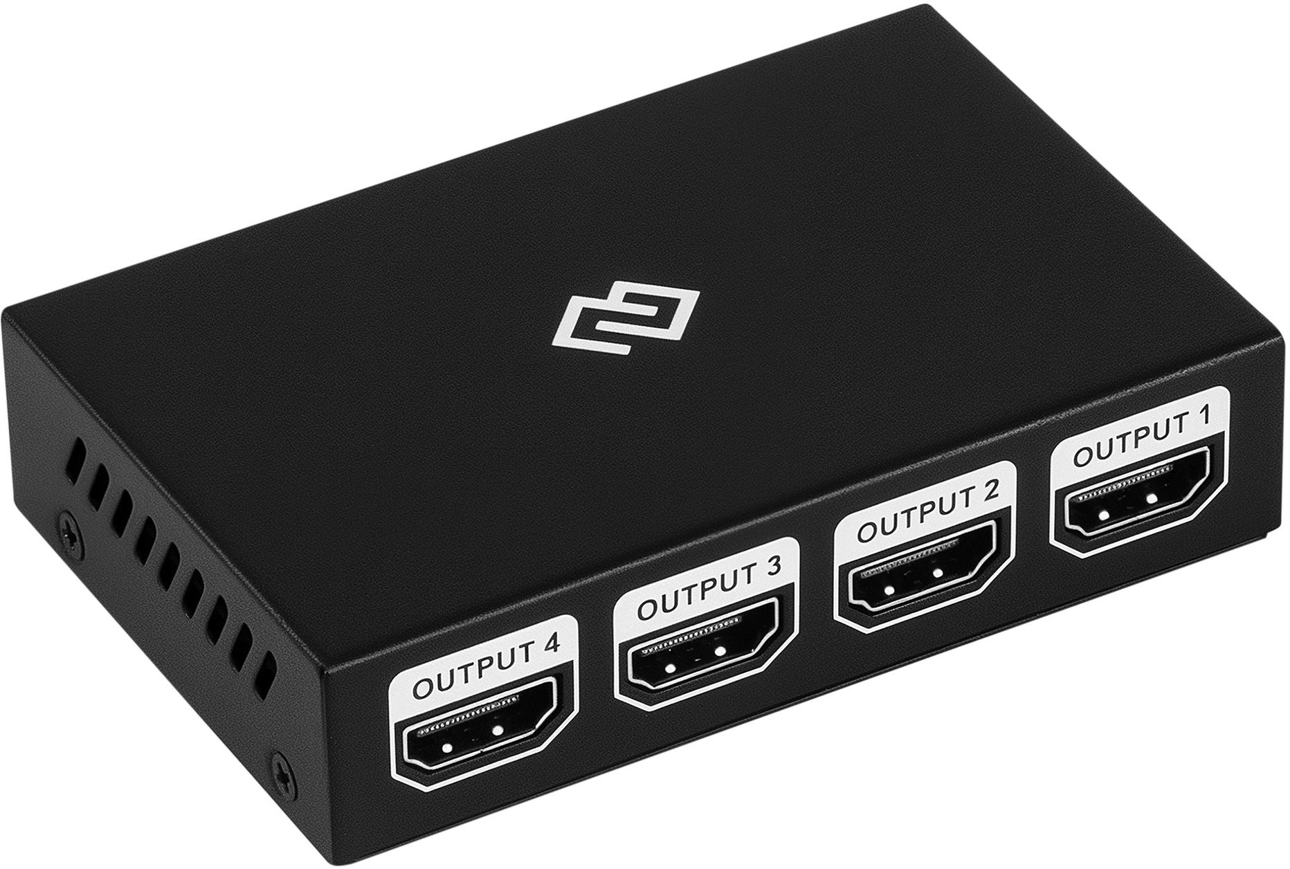 Сплиттер аудио-видео Digma DHSP-v1.4x4 HDMI (f)/4xHDMI (f) черный