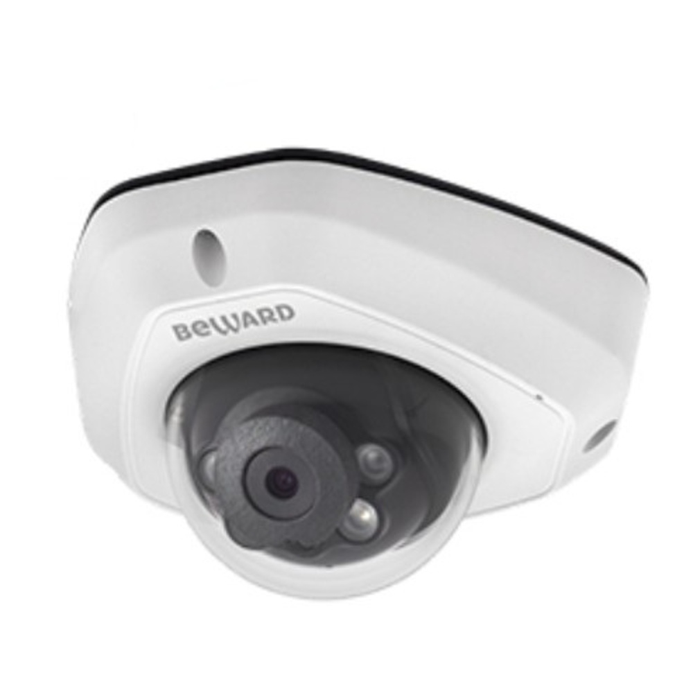 SV3212DM 6 - IP- камера Beward,  5 Мп, 1/2.8'' КМОП Sony Starvis, 0.006 лк (день)/0.003лк (ночь), 2xWDR до 120 дБ, 3 потока H.265/Н.264 HP/MP/BP, MJPEG, 30к/с, 2592x1944, объектив 6 мм, электромеханический ИК-фильтр, ИК-подсветка (до 30м), PoE, microSDXC 