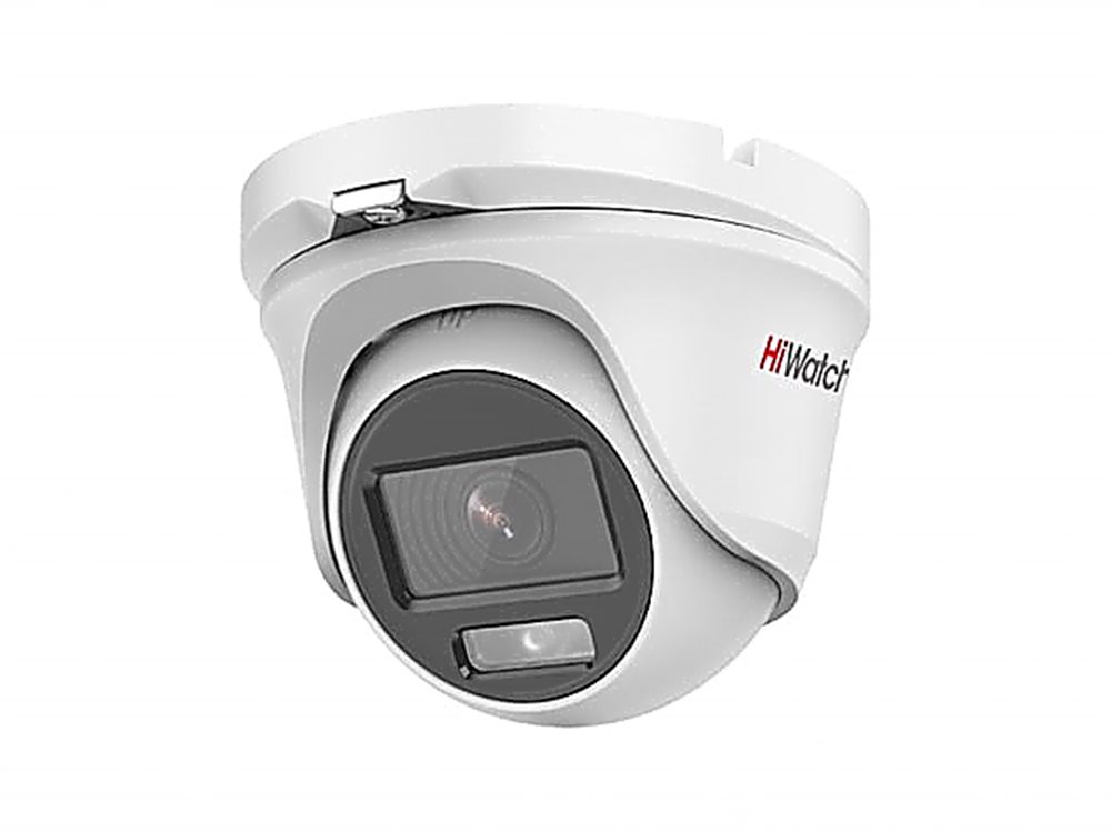DS-T503L(2.8mm) HiWatch - Купольная камера 3K с поддержкой аудиосвязи и технологией ColorVu.