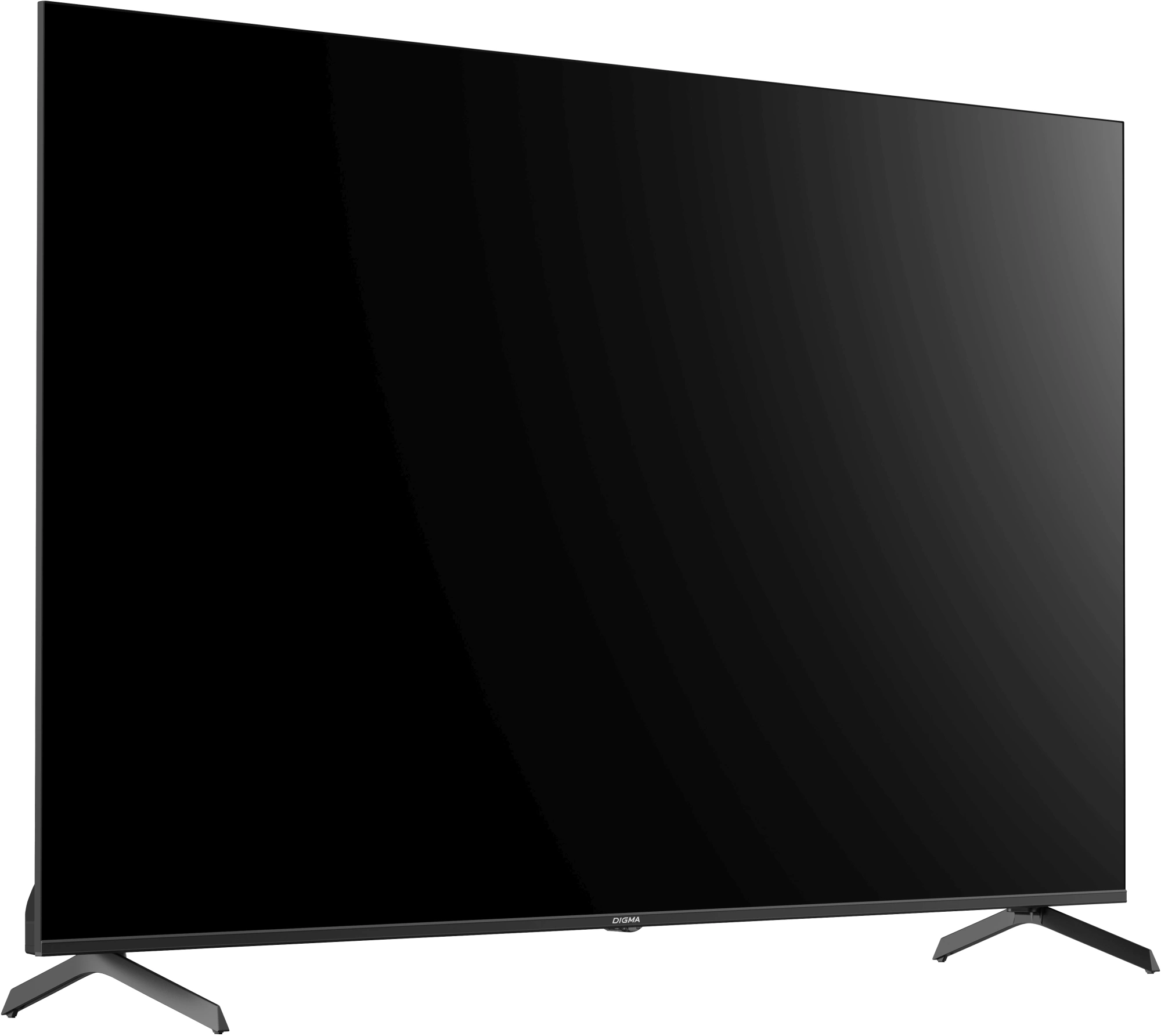 Телевизор QLED Digma 75" DM-LED75UQB31 Google TV Frameless Metal черный/черный 4K Ultra HD 60Hz MEMC DVB-T DVB-T2 DVB-C DVB-S DVB-S2 USB WiFi Smart TV