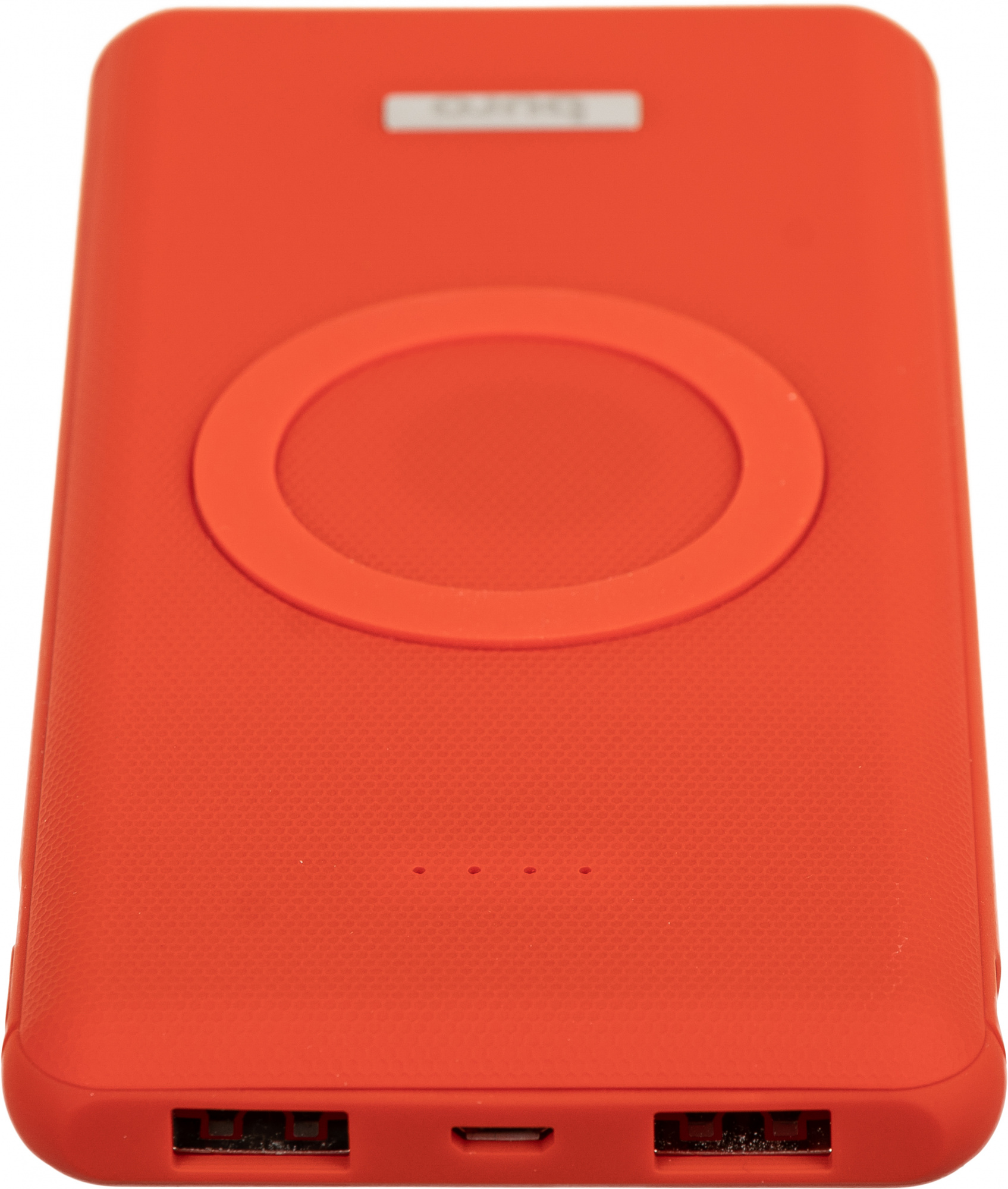 Мобильный аккумулятор Buro BPQ10F 10000mAh QC3.0/PD3.0 18W 3A 2xUSB-A/USB-C беспров.зар. красный (BPQ10F18PRD)