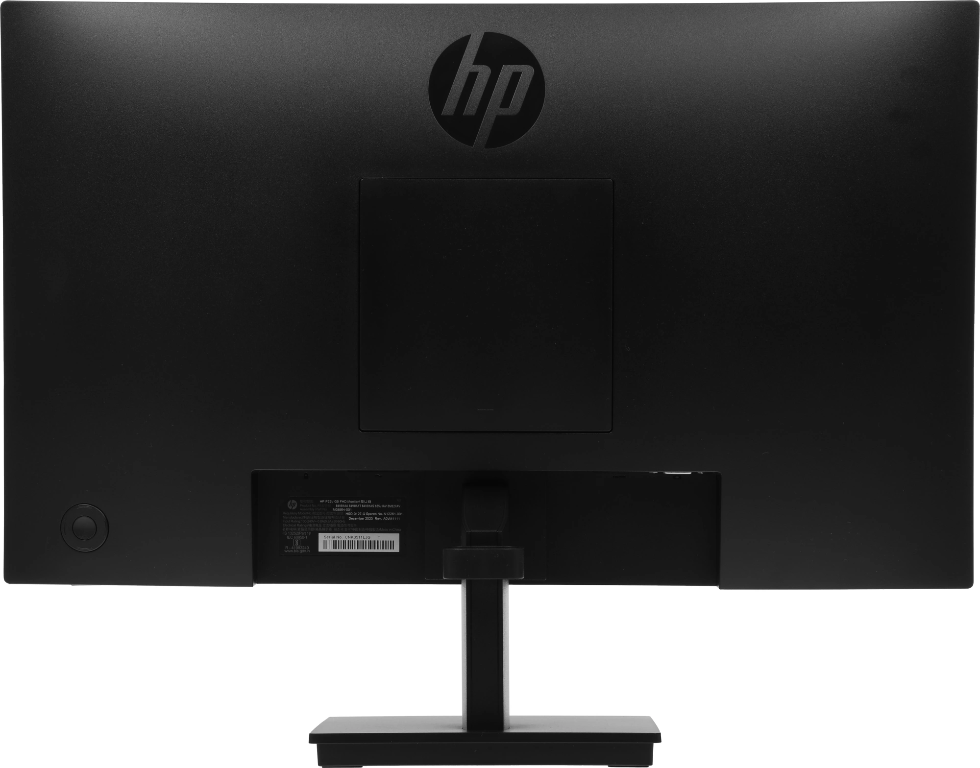ПК HP 290 G9 MT i3 12100 (3.3) 8Gb SSD512Gb UHDG 730 FreeDOS GbitEth 180W kb мышь клавиатура черный монитор в комплекте P22v (9M937AT)