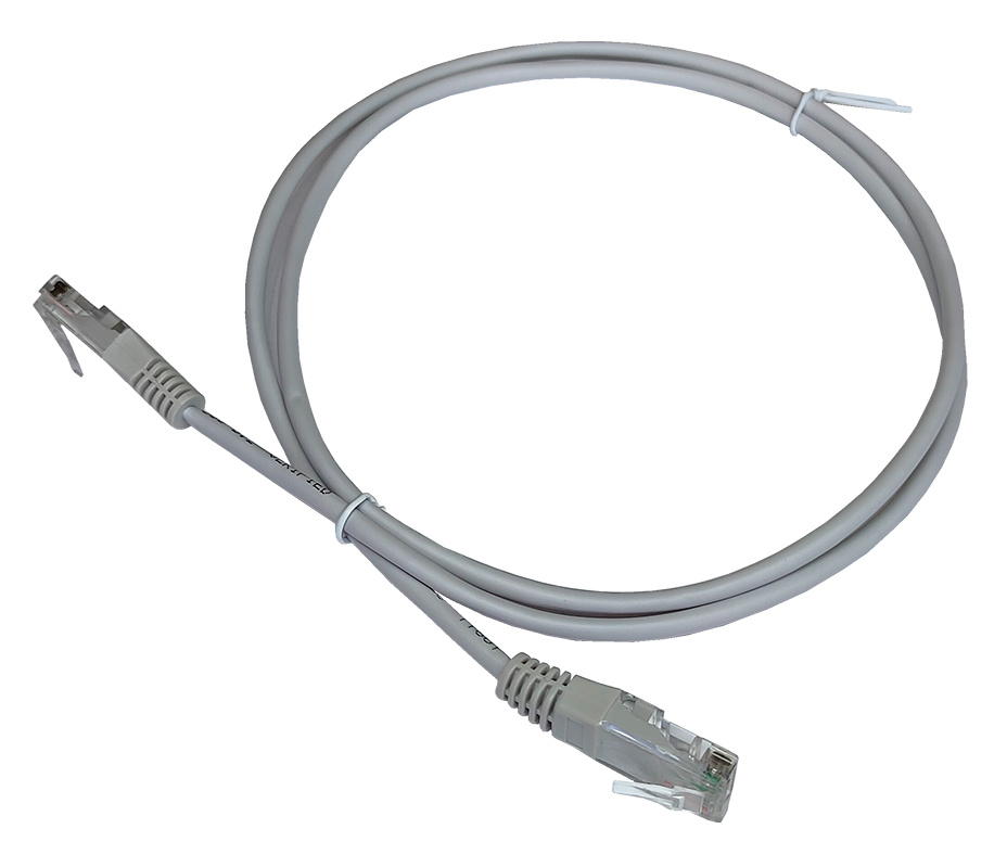 Патч-корд Lanmaster TWT2-45-45-3.0-GY RJ-45 вил.-вилка RJ-45 кат.5E 3м серый ПВХ