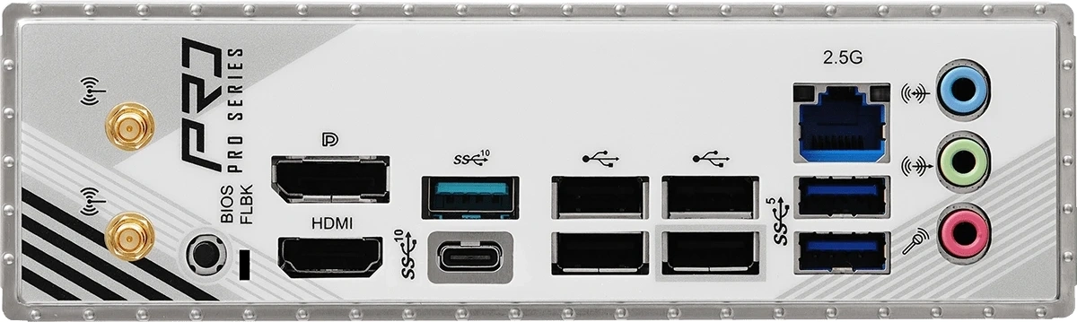 Материнская плата Asrock B650M PRO X3D WIFI Socket AM5 AMD B650 4xDDR5 mATX AC`97 8ch(7.1) 2.5Gg RAID+HDMI+DP