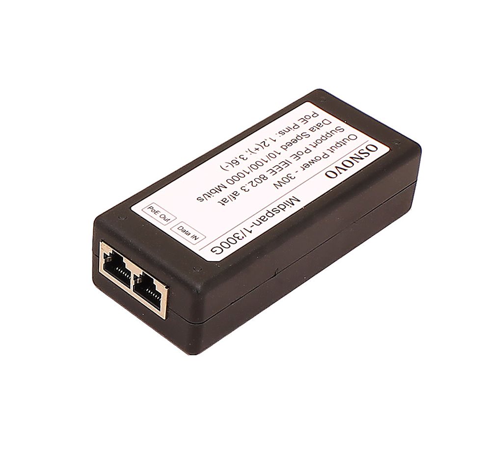 Midspan-1/300G- PoE-инжектор (до 30W)