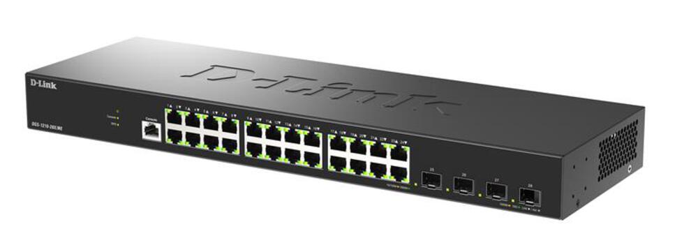 DGS-1210-28X/ME/C1A - Управляемый L2 коммутатор с 24 портами 10/100/1000Base-T и 4 портами 10GBase-X SFP+, D-Link