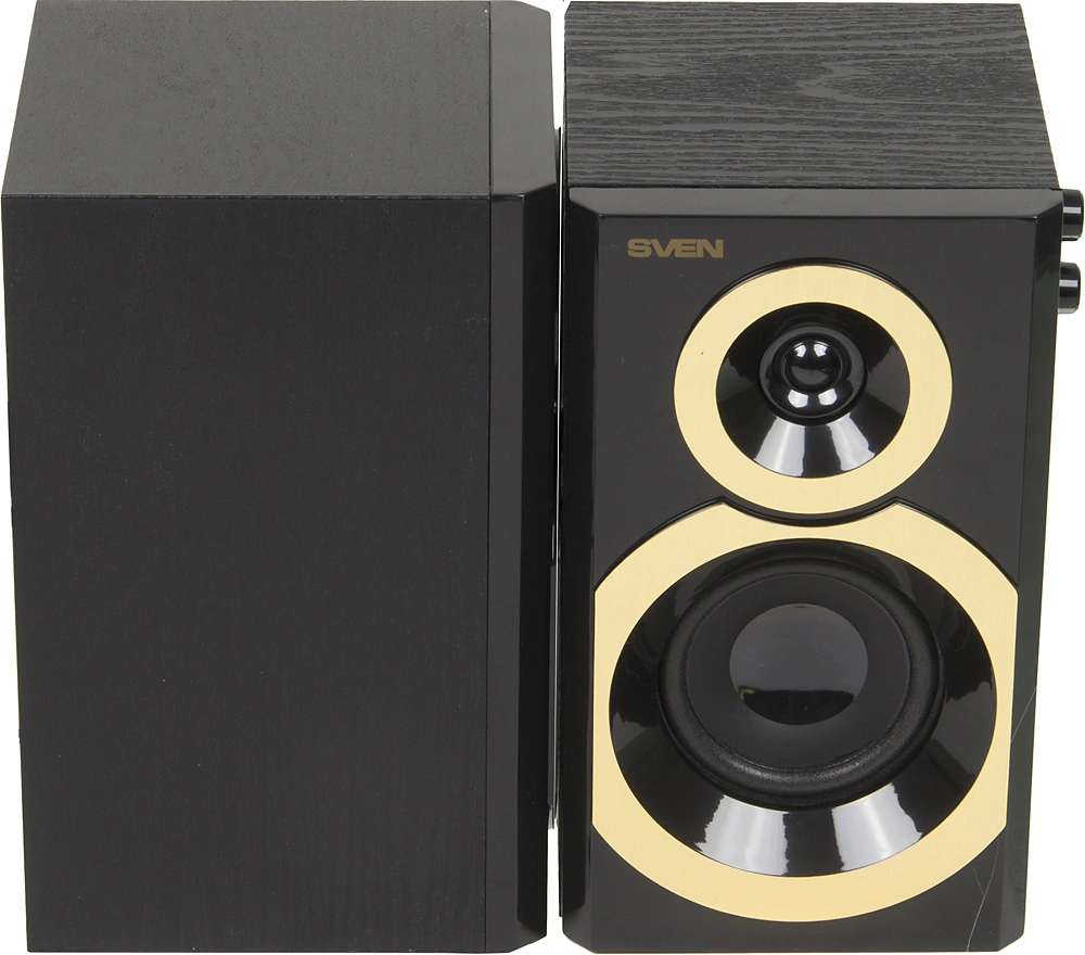Колонки Sven SPS-619 GOLD 2.0 золотистый/черный 20Вт