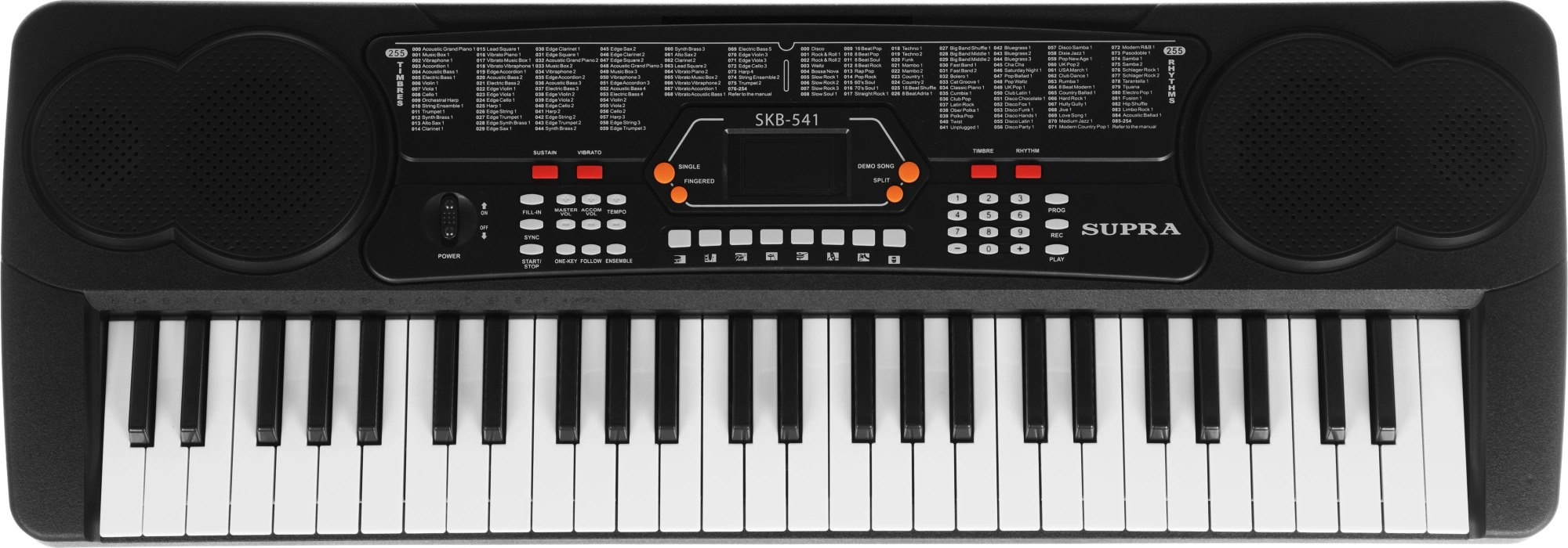 Синтезатор Supra SKB-541 54клав. черный