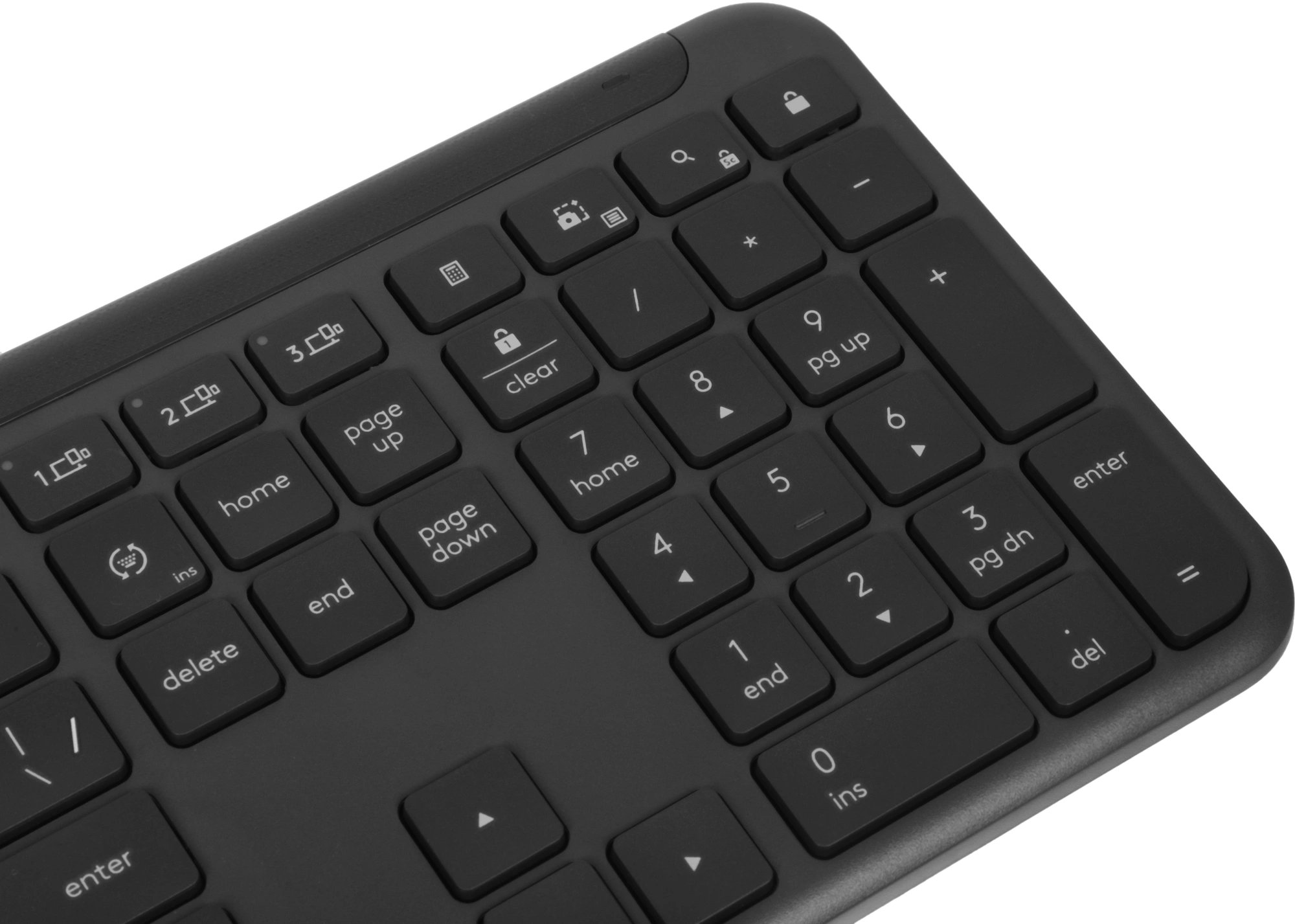 Клавиатура + мышь Logitech MK950 клав:графитовый/черный мышь:черный/серый USB беспроводная Bluetooth/Радио slim (920-012500)