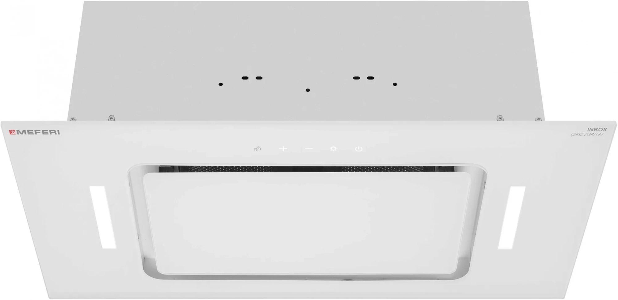 Вытяжка встраиваемая Meferi Inbox glass comfort 60wh белый управление: сенсорное (1 мотор)