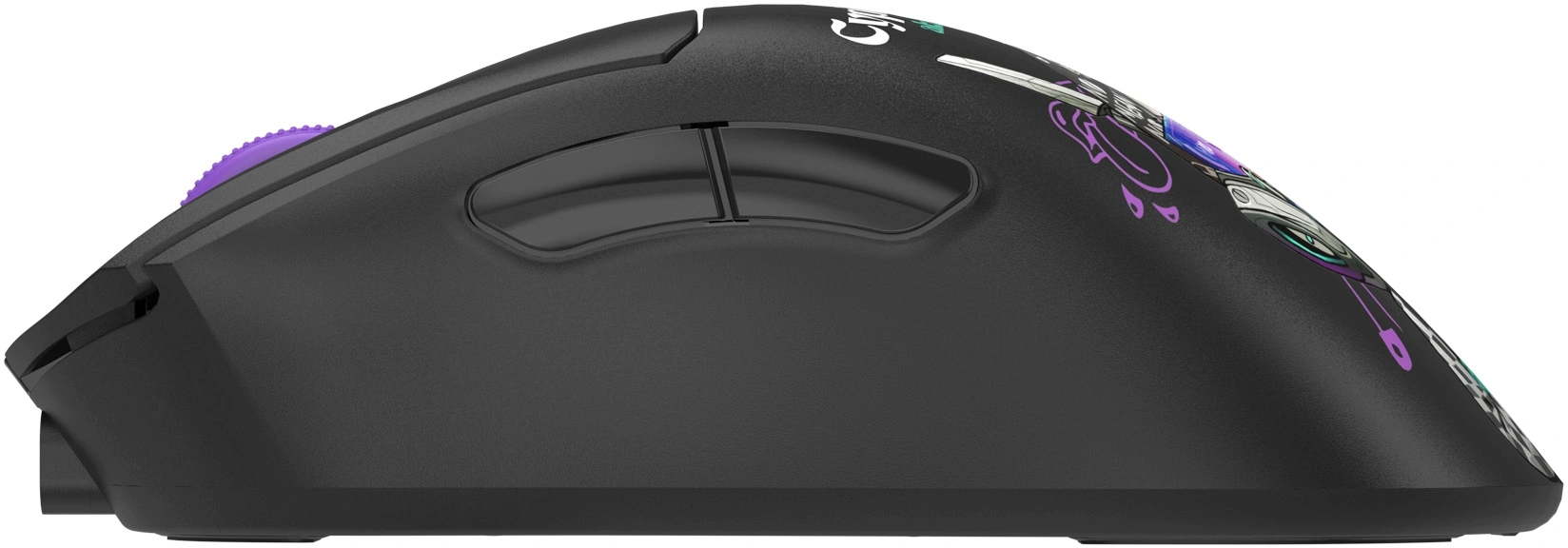 Мышь A4Tech Bloody R73 Ultra Duo черный/рисунок оптическая 20000dpi беспров. USB/USB-C 7but (R73 ULTRA DUO CYPHER GHOST)