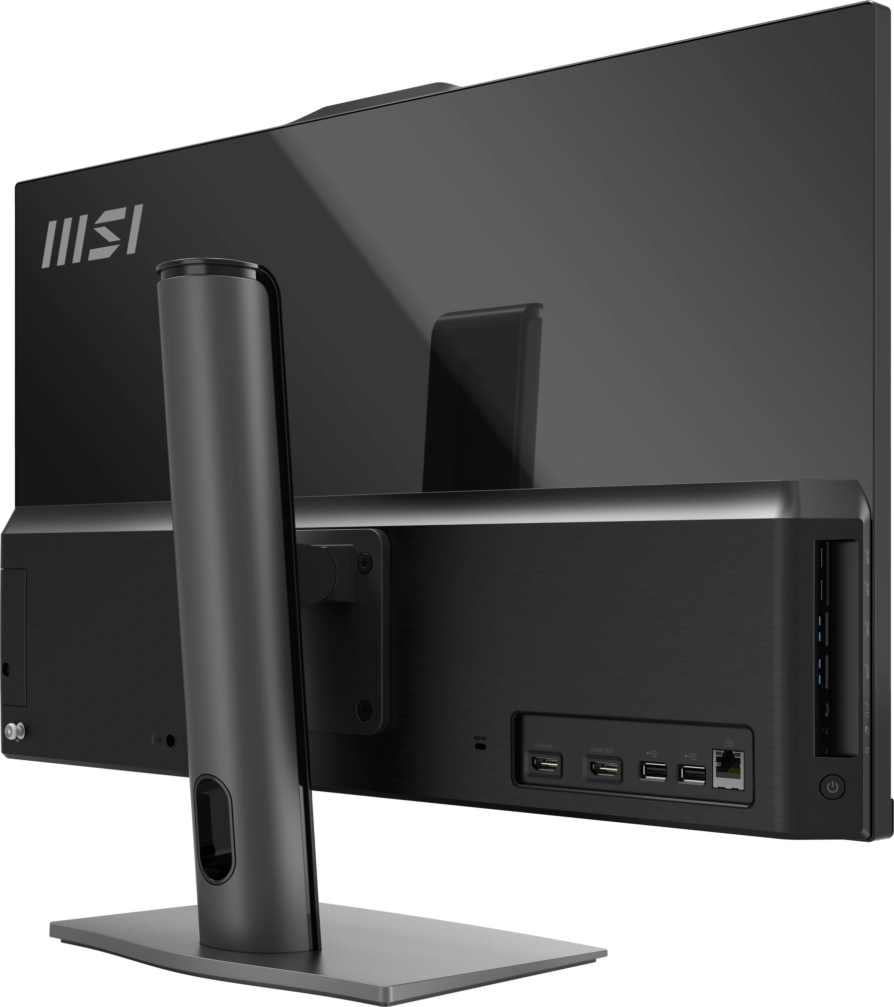 Моноблок MSI Modern AM242P 1M-1027XRU 23.8" Full HD Core 7 150U (1.8) 16Gb SSD512Gb Graphics без ОС GbitEth WiFi BT 120W клавиатура мышь Cam черный 1920x1080