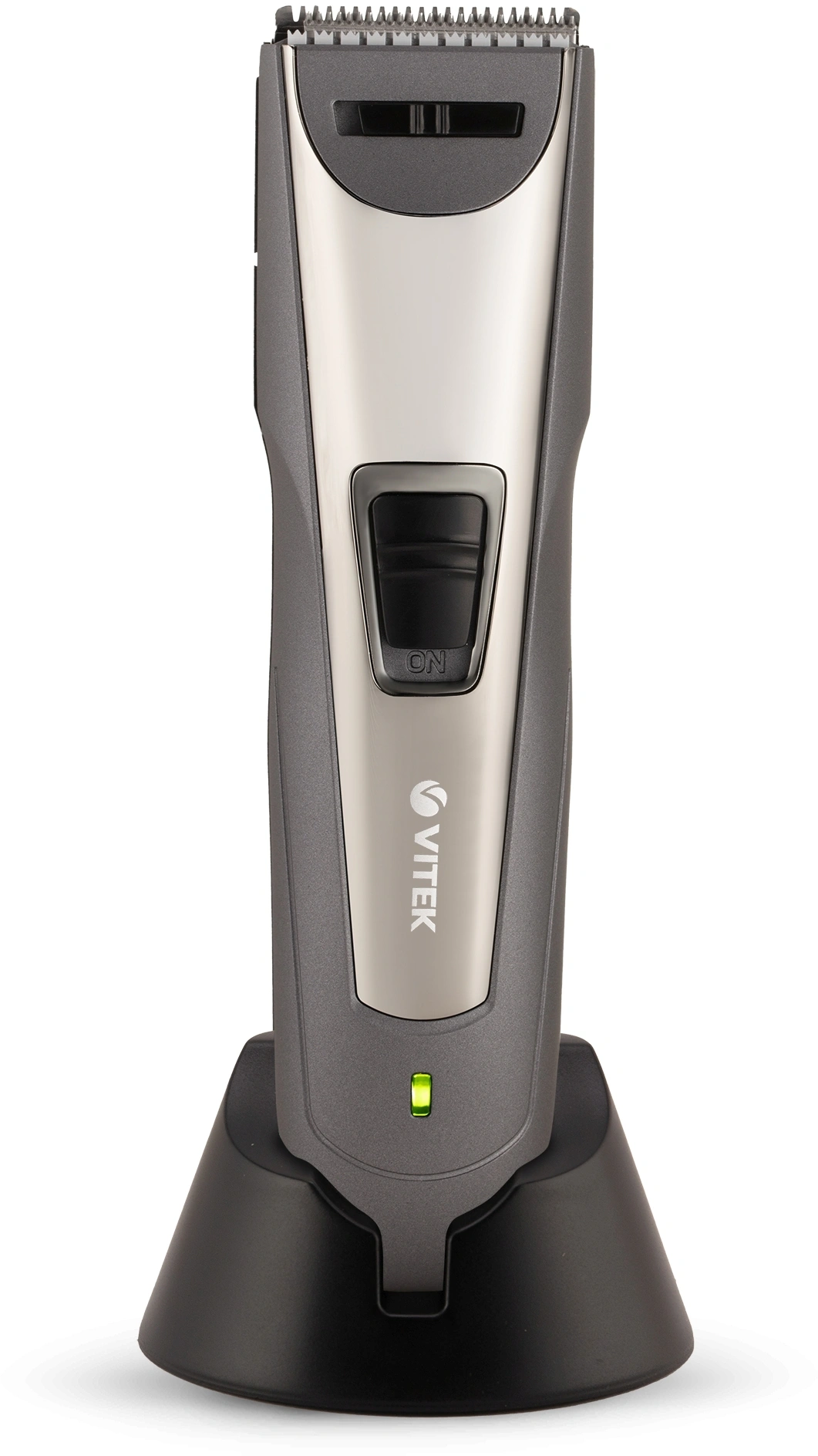 Машинка для стрижки Vitek VT-2572 графитовый 3Вт (насадок в компл:2шт)