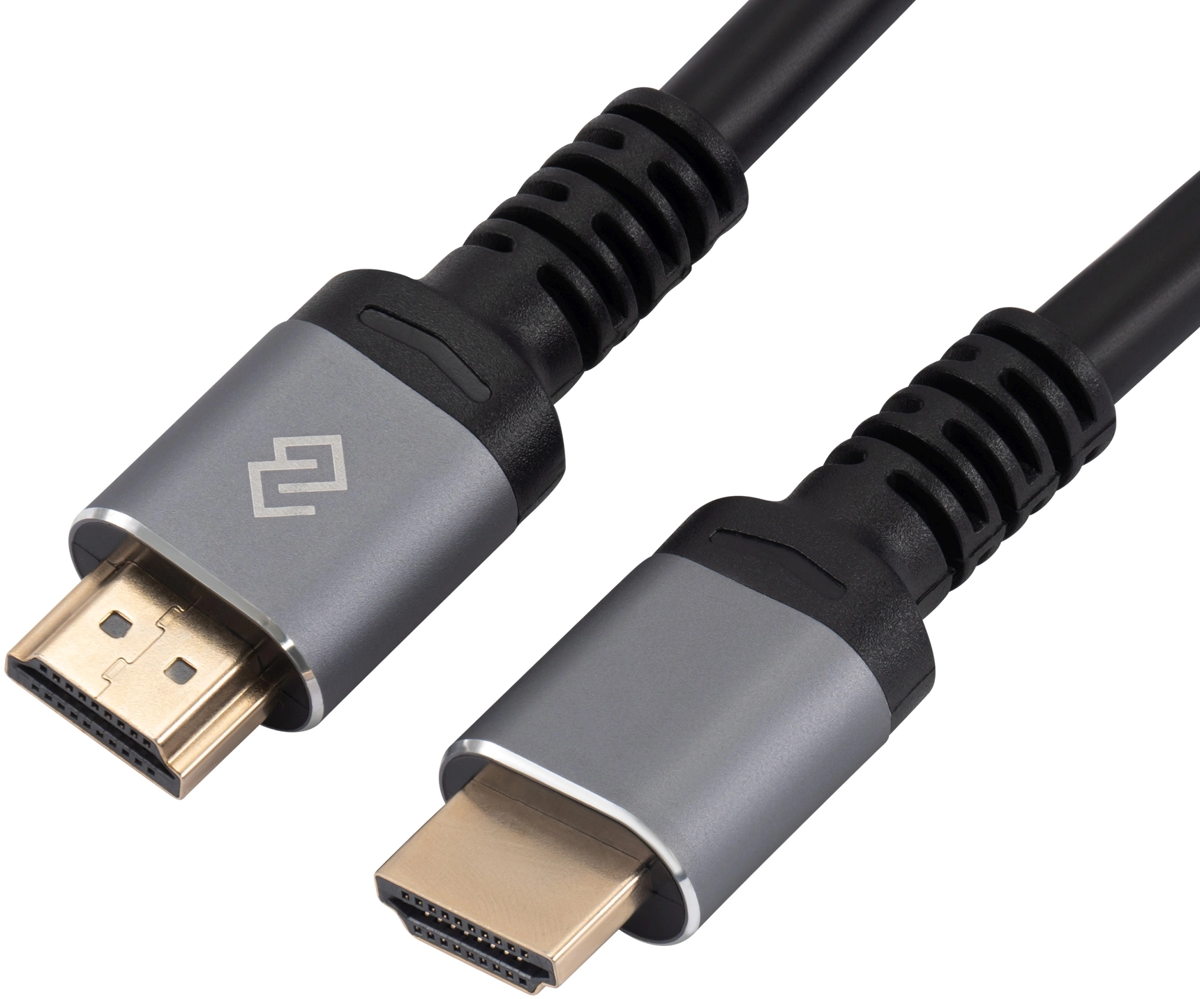 Кабель аудио-видео Digma D-HDMI-V2.0-2M HDMI (m)/HDMI (m) 2м. позолоч.конт. черный