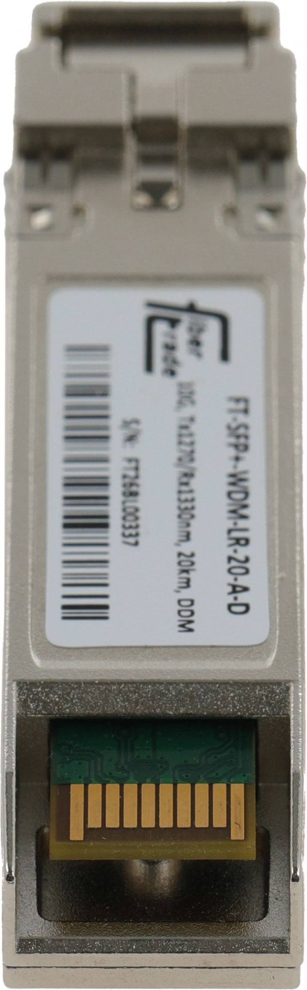 Трансивер Future Technologies FT-SFP+-WDM-LR-20-A-D оптич. SFP+ SM 10Гбит/с Tx:1270нм Rx:1330нм до 20км