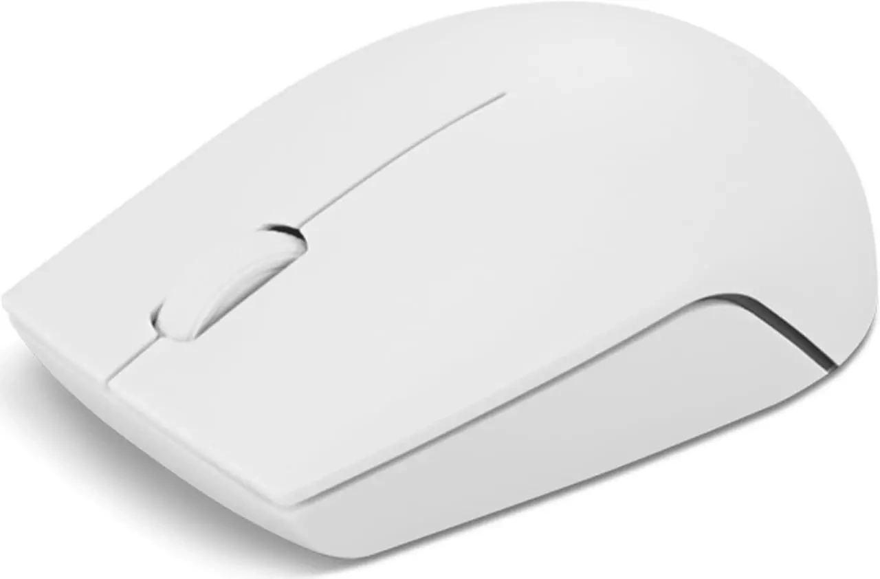 Мышь Lenovo 300 Wireless Compact светло-серый оптическая 1000dpi беспров. USB 2but (GY51L15677)
