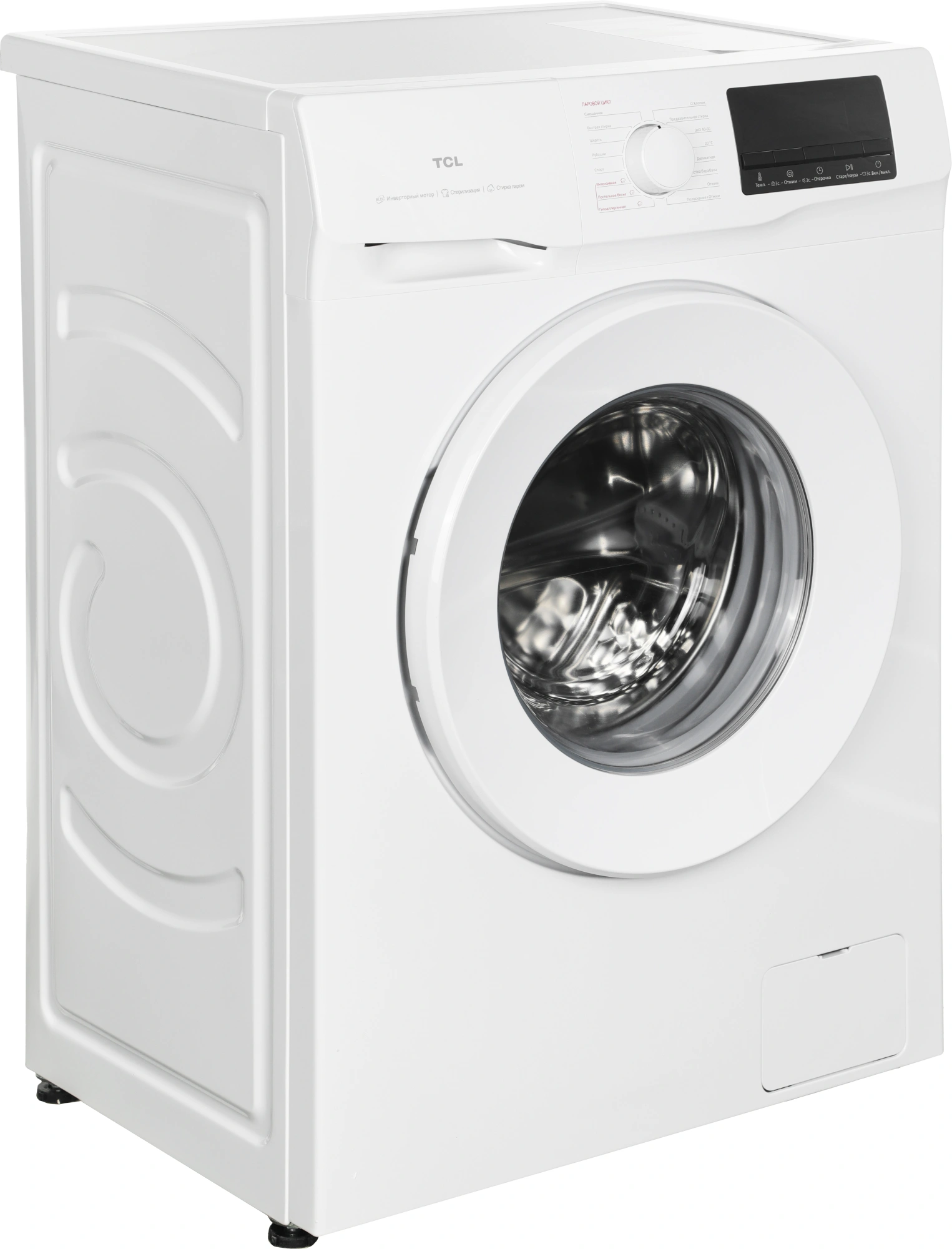 Стиральная машина TCL F6 TWOF-606W10W1 класс: A+++ загр.фронтальная макс.:6кг белый инвертор