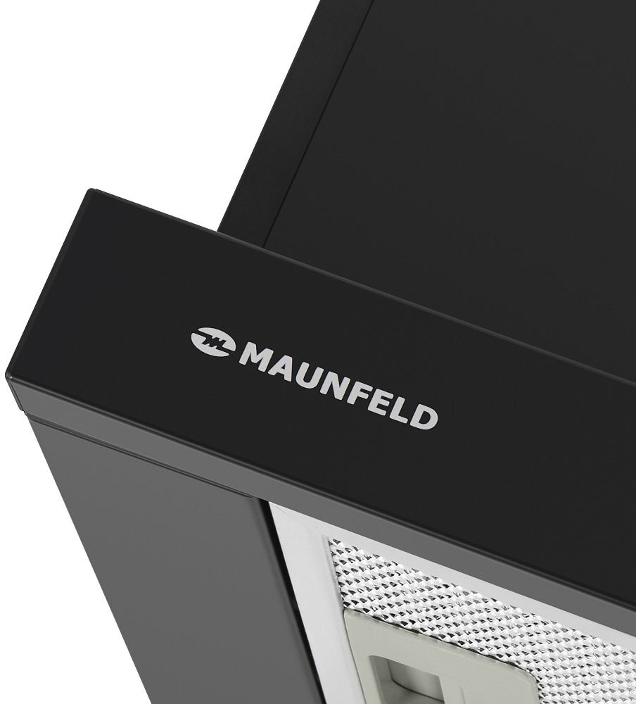 Вытяжка встраиваемая Maunfeld VS Light 50 черный управление: кулисные переключатели (1 мотор)