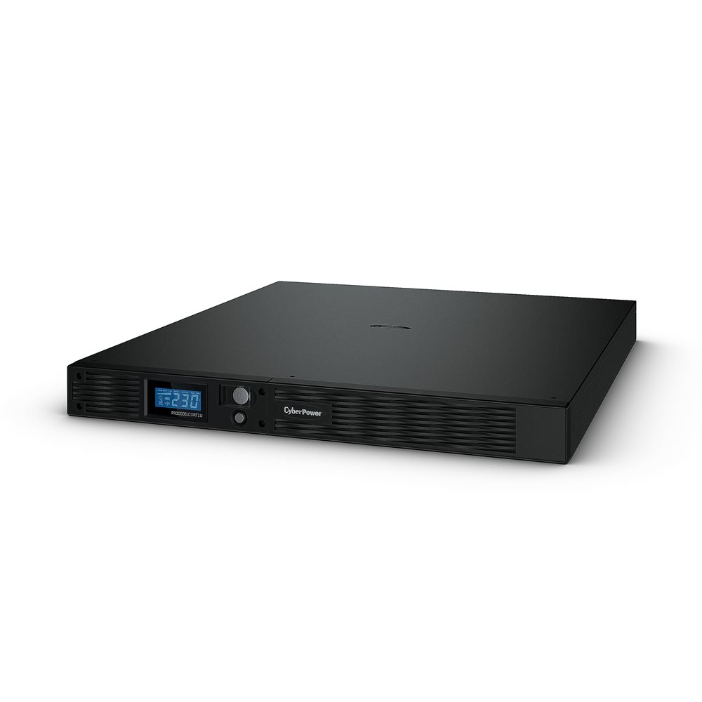 PR1000ELCDRT1U - Источник бесперебойного питания линейно-интерактивный CyberPower PR1000ELCDRT1U 1000ВА/670Вт USB/RS-232/EPO/SNMPslot (6 IEC С13)