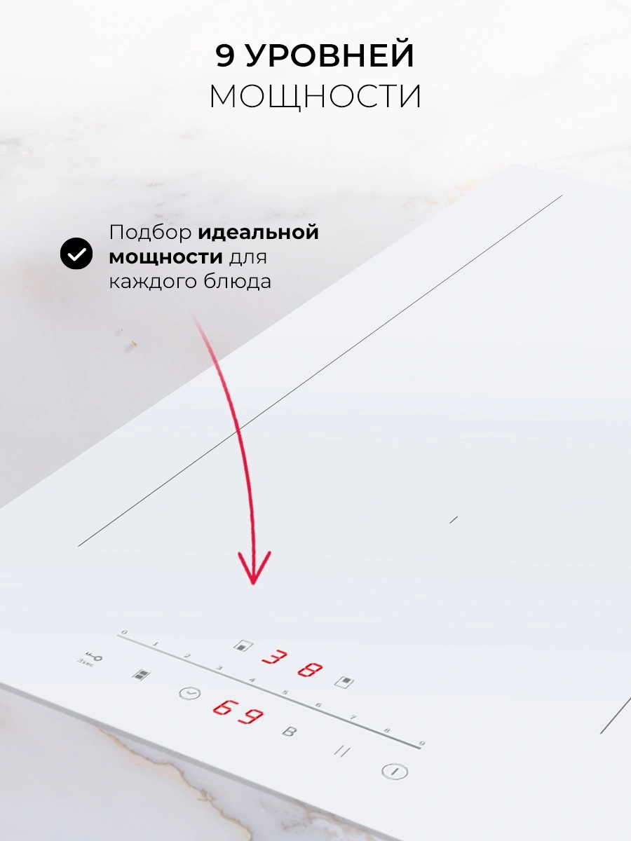 Индукционная варочная поверхность Lex EVI 321A WH белый