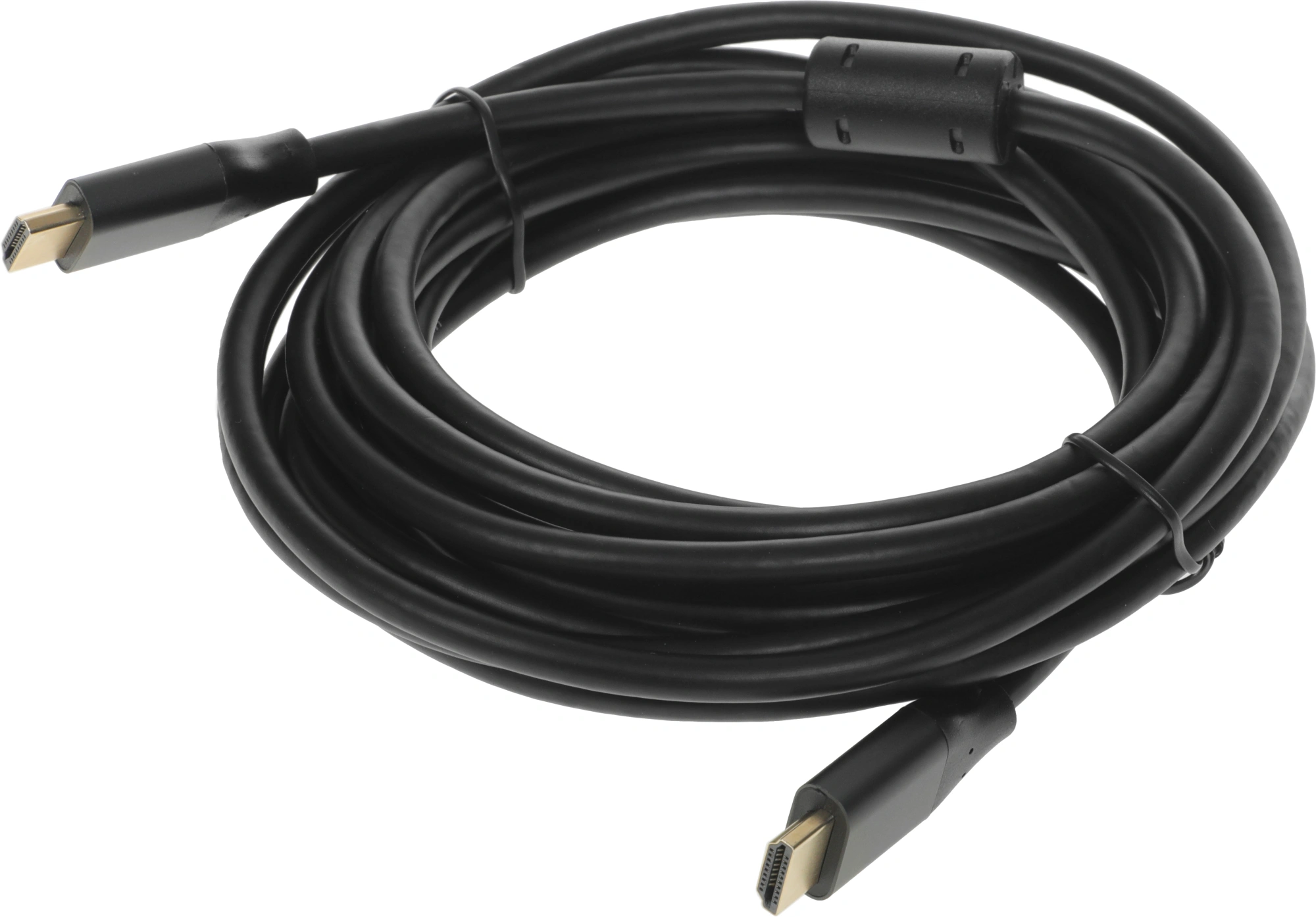 Кабель аудио-видео Digma HDMI (m)/HDMI (m) 5м. феррит.кольца позолоч.конт. черный (D-HDMI-V2.1-5M)