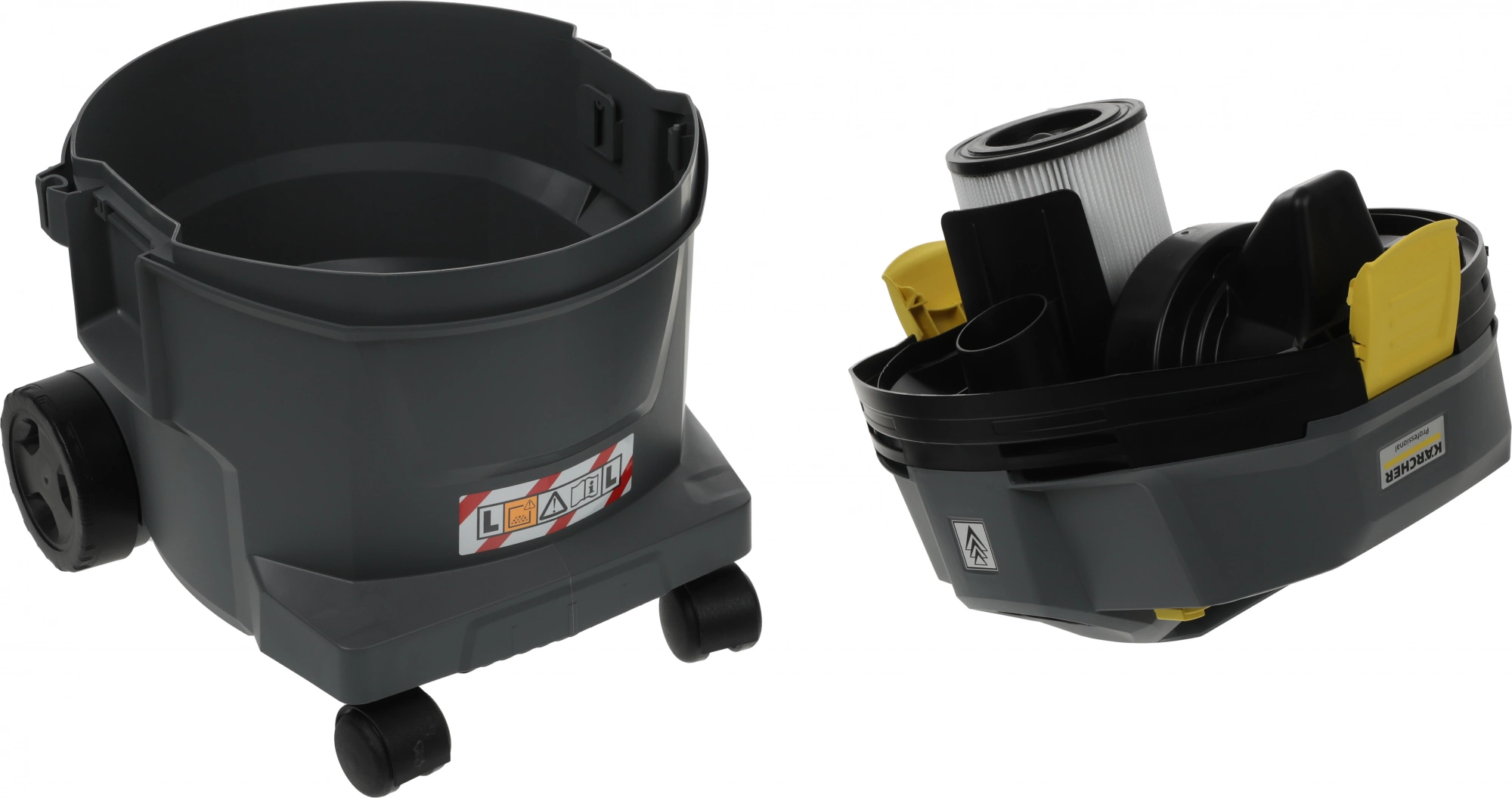 Пылесос Karcher Professional NT 22/1 Ap L 1300Вт серый/желтый