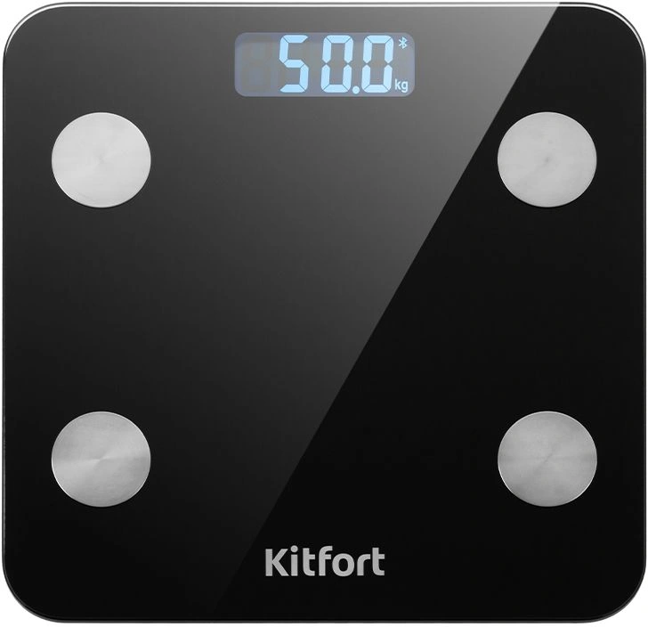 Весы напольные электронные Kitfort КТ-805 макс.180кг черный