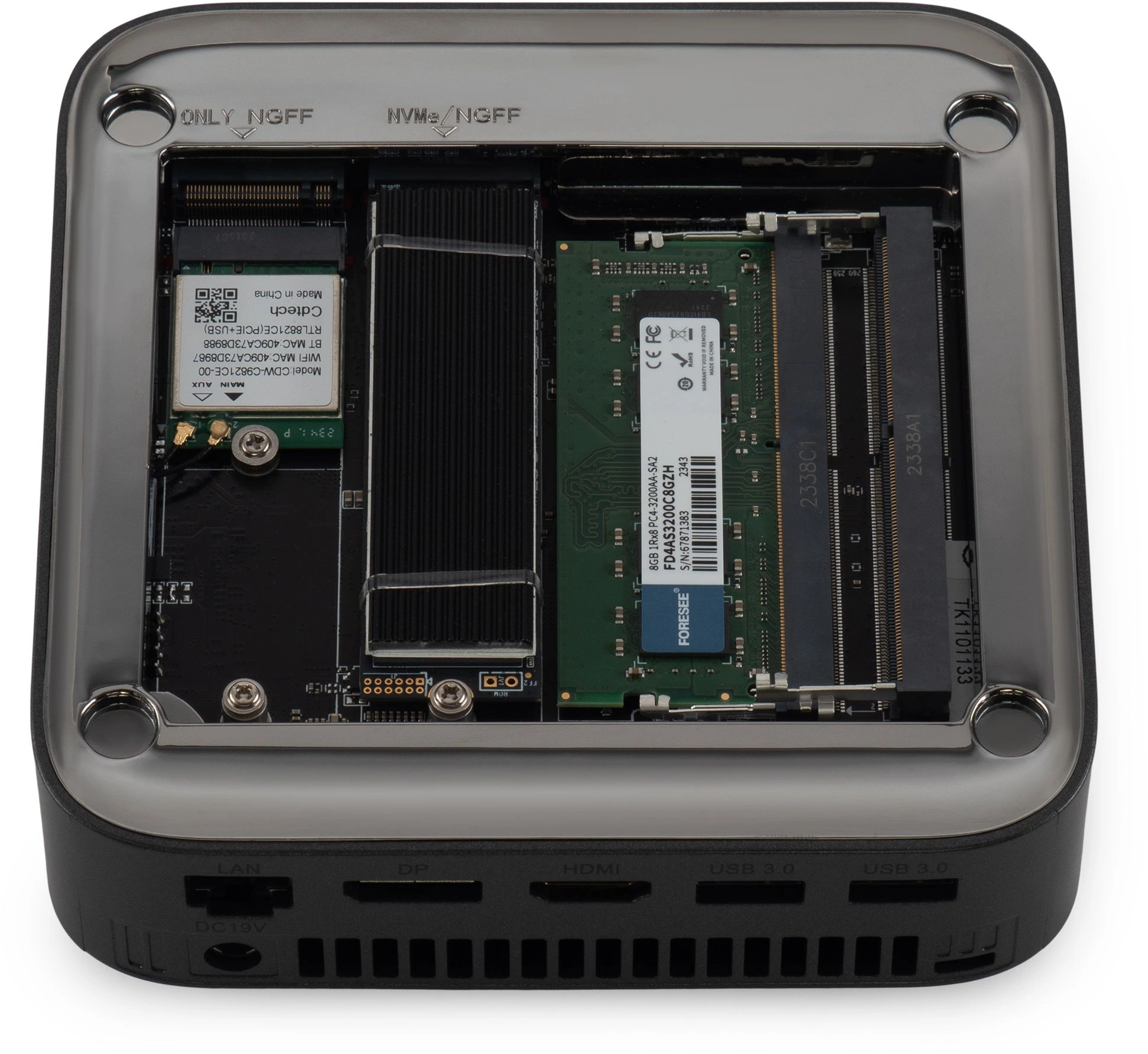 Неттоп IRU Tactio 310TLCN i3 1115G4 (3) 16Gb SSD256Gb UHDG Windows 11 Pro GbitEth WiFi BT 65W черный (2136303)
