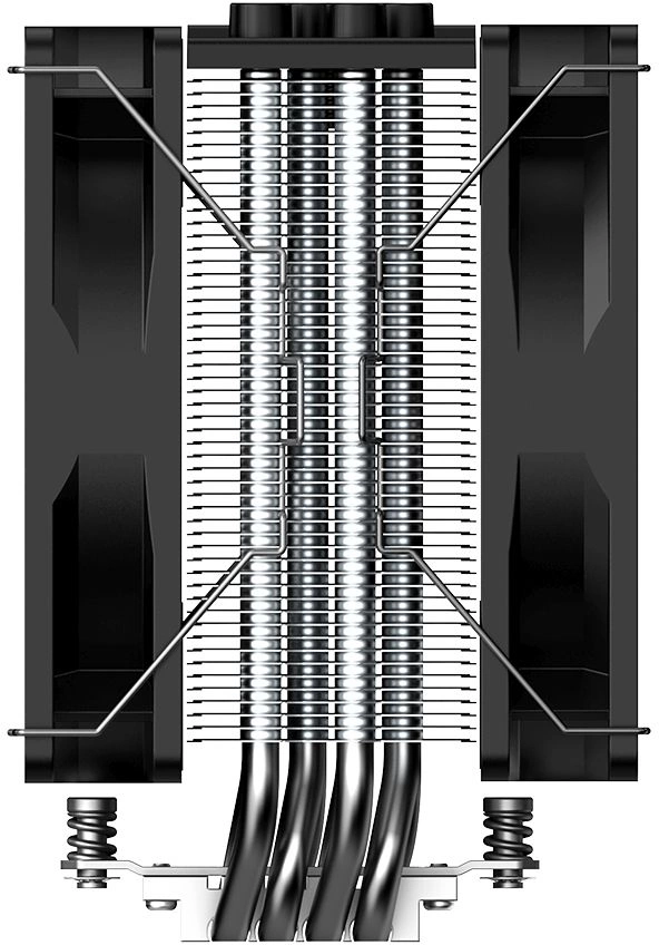 Устройство охлаждения(кулер) ID-Cooling SE-214-XT Plus Soc-AM5/AM4/1200/1700/1851 черный 4-pin 35.2dB Al+Cu 200W 650gr Ret