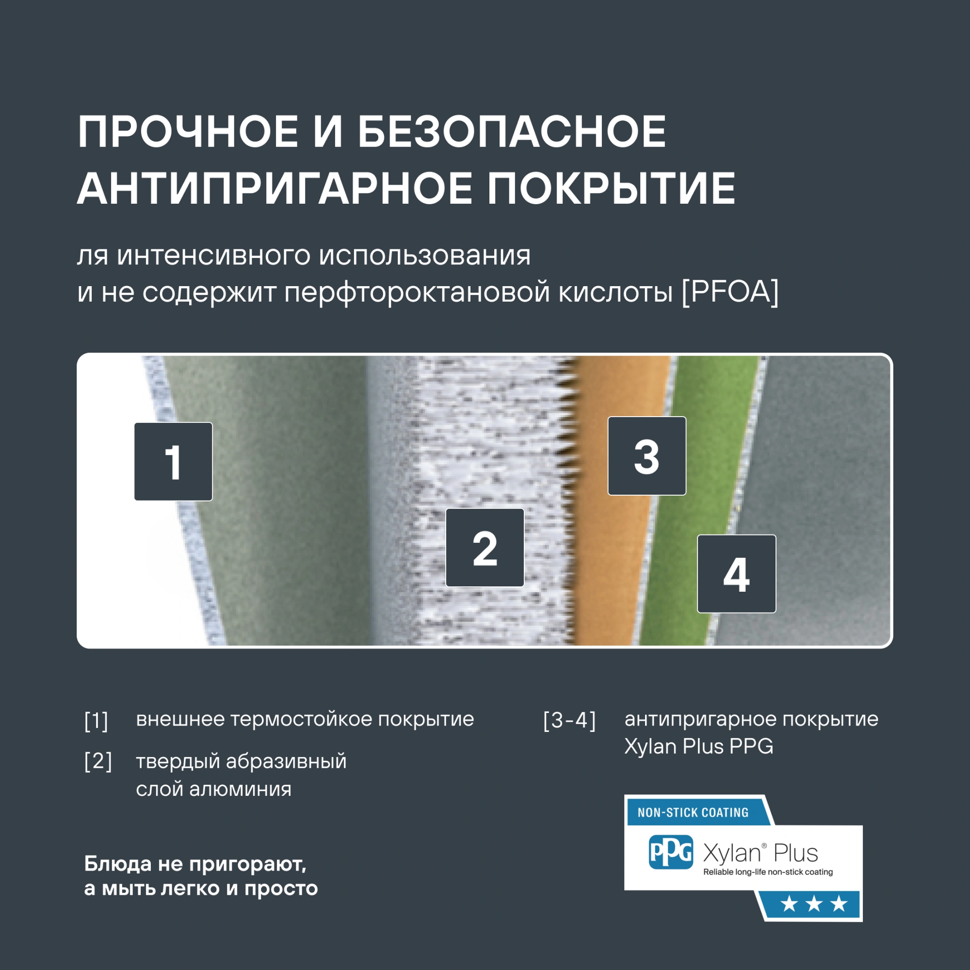Сковорода Rondell Mustang RDA-598 круглая 26см покрытие: Xylan Plus ручка несъемная (без крышки) черный