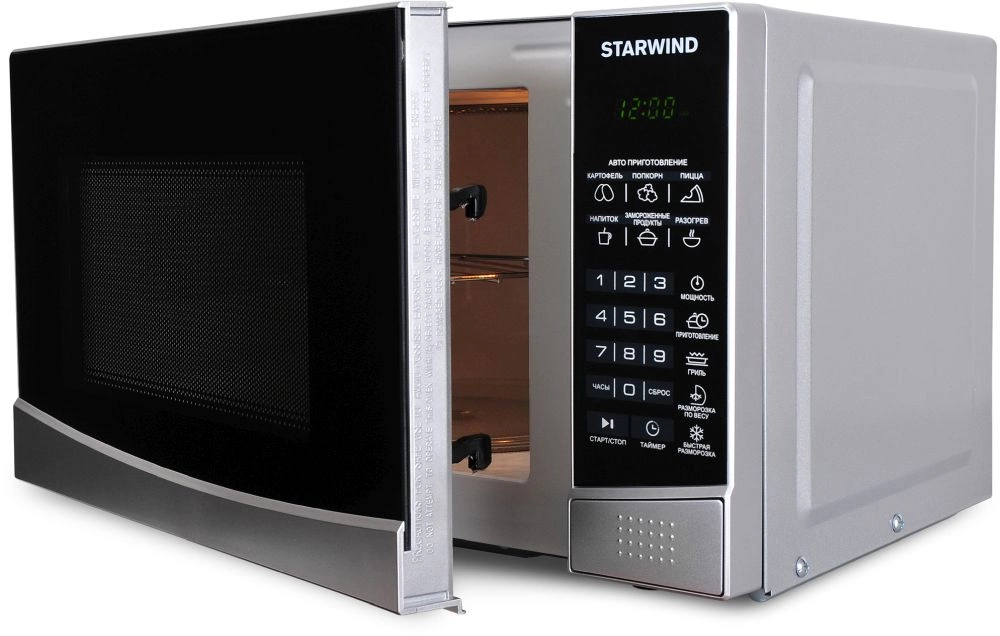Микроволновая Печь Starwind SMW2820 20л. 700Вт серебристый/черный